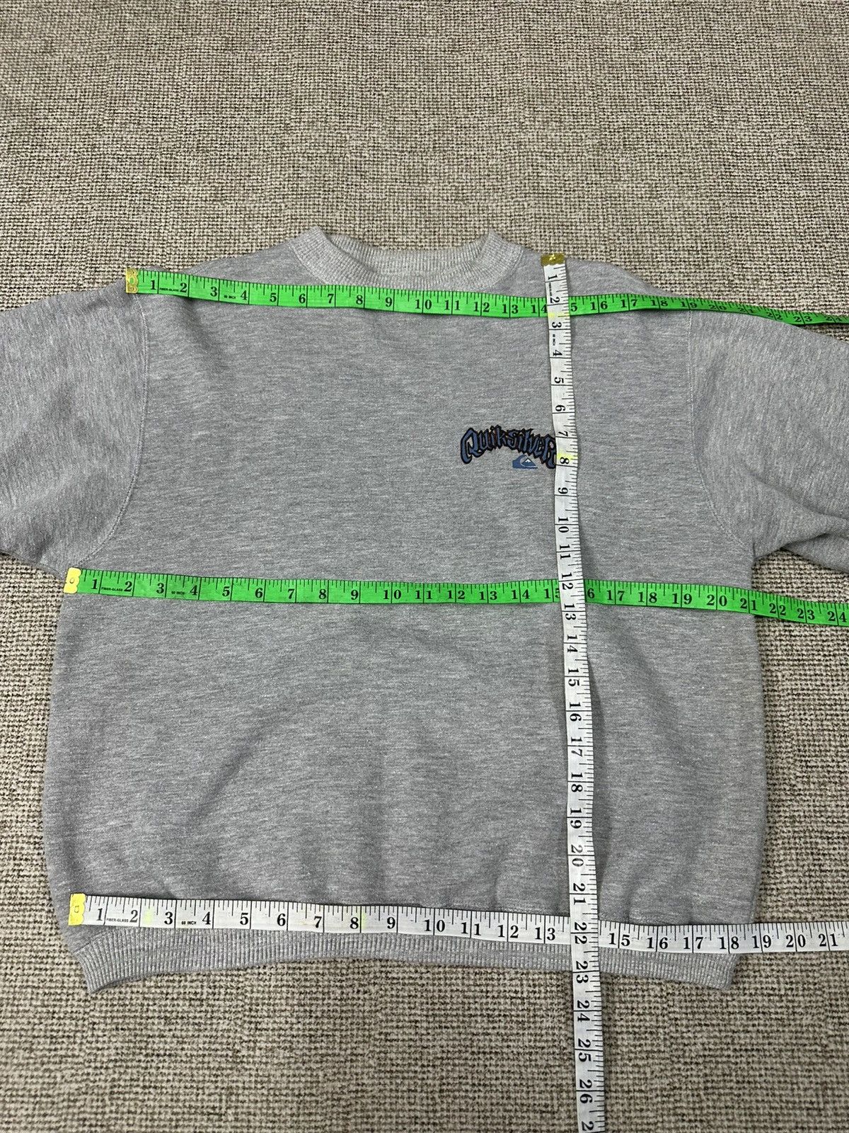 Quiksilver Vintage 90s Hook Ups Quiksilver Crop Top Crewneck Z389 Size US M / EU 48-50 / 2 - 6 Thumbnail