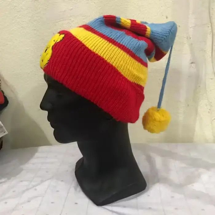 Disney Disney Pooh Stripe Design Beanie Hat Size ONE SIZE - 3 Thumbnail
