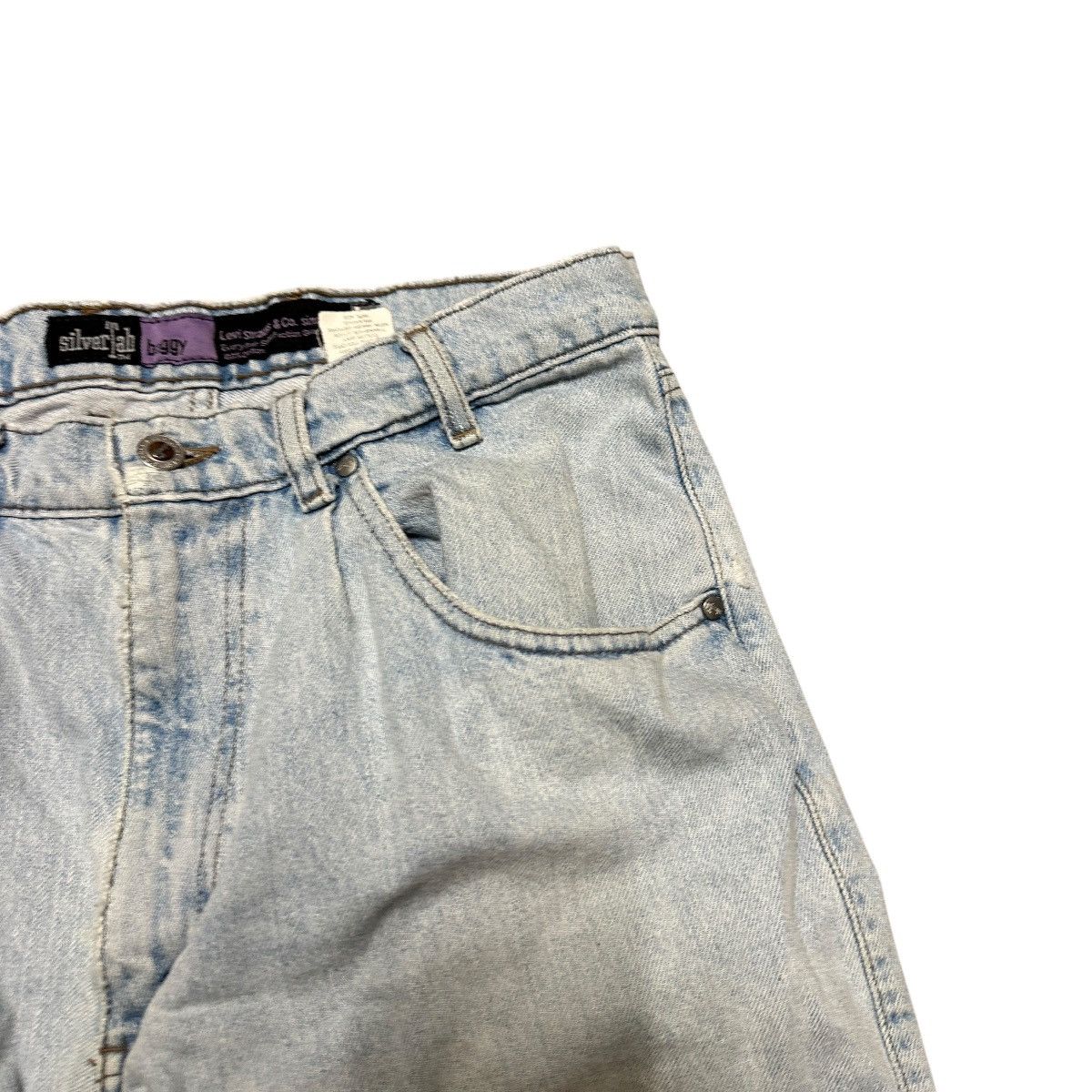 Levi's × Vintage Vintage 90s Levi’s Silvertab Baggy Purple Label Jeans Size US 33 - 5 Thumbnail