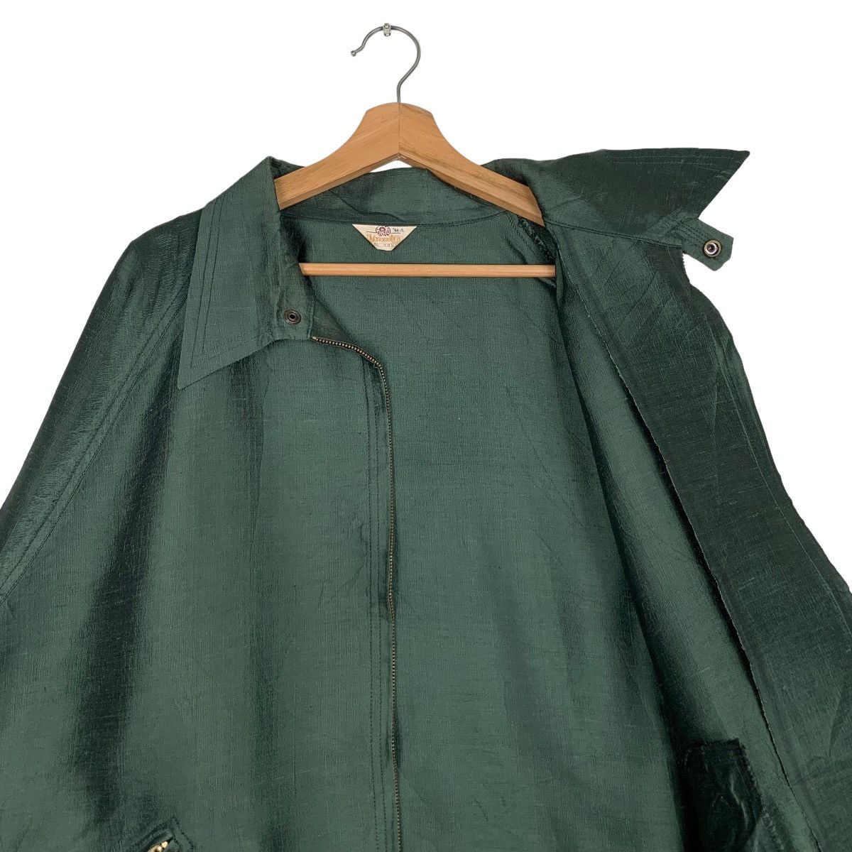 Vintage SHINAWATRA THAI HOUSE Green Casual Jacket #0497-C23 Size US M / EU 48-50 / 2 - 10 Thumbnail
