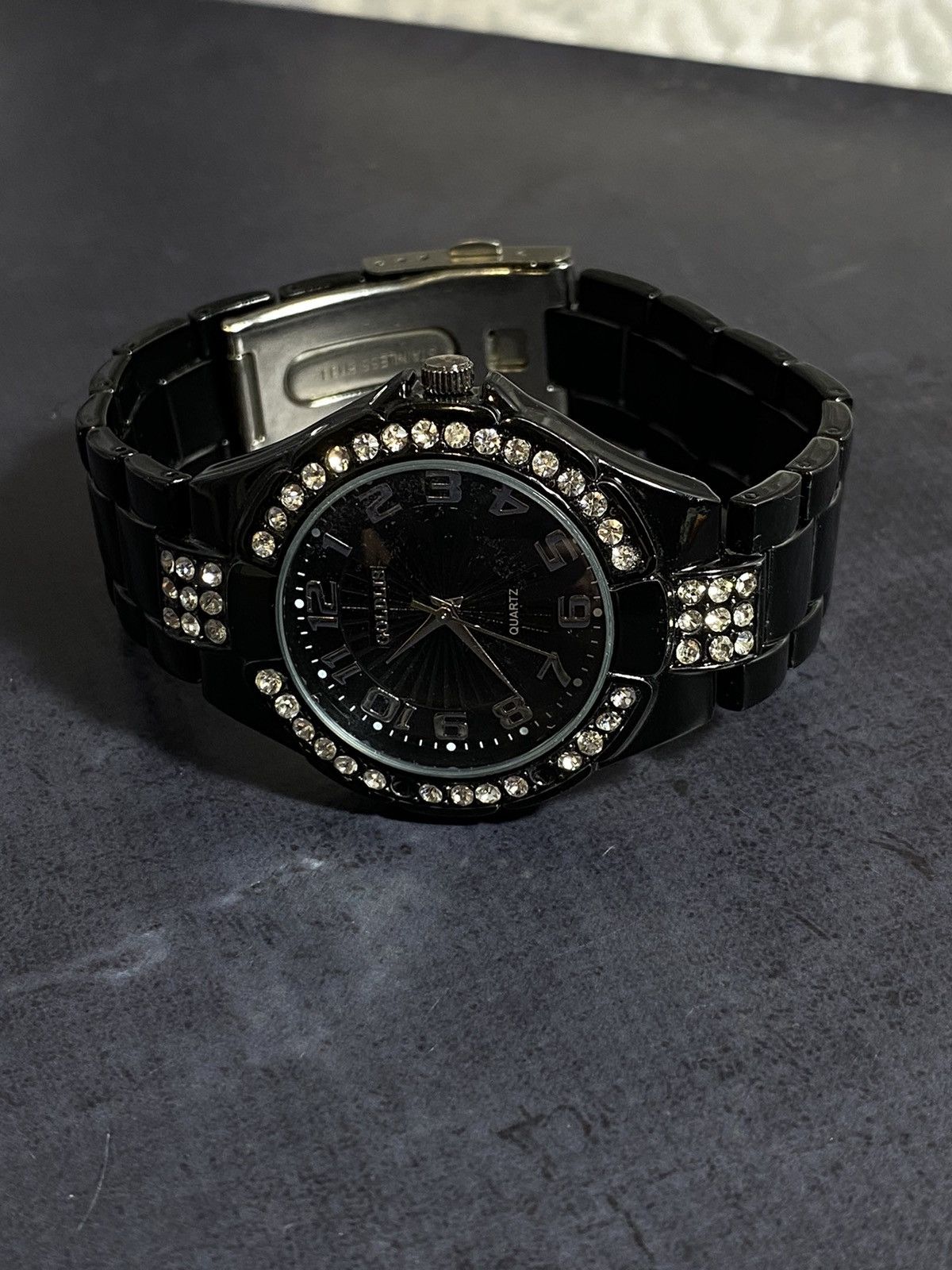 Vintage Goldlis crystal watch with Japanese brand Size ONE SIZE - 9 Thumbnail