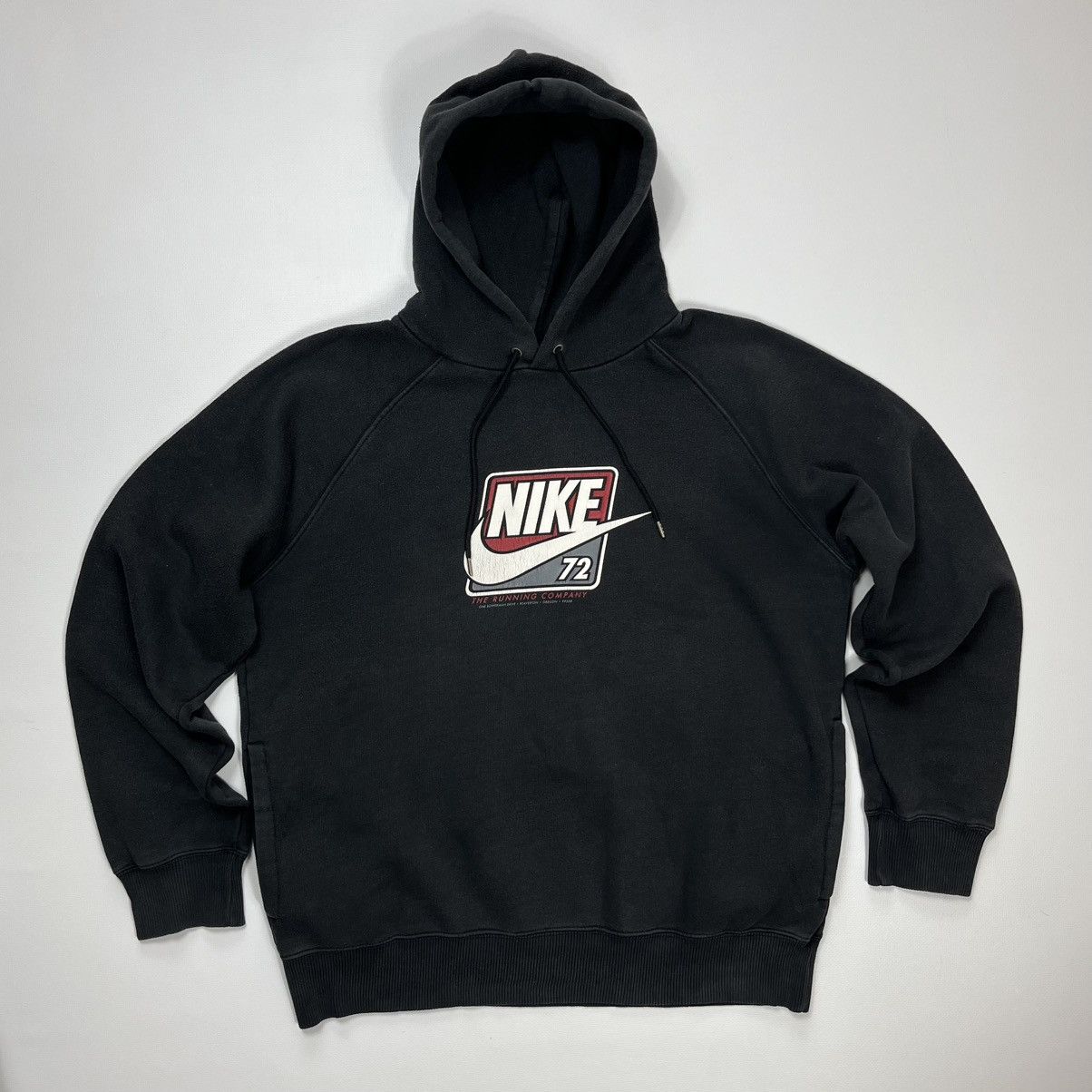 Nike Vintage Nike 72 The Running Company Graphic Hoodie Size US M / EU 48-50 / 2 - 1 Thumbnail