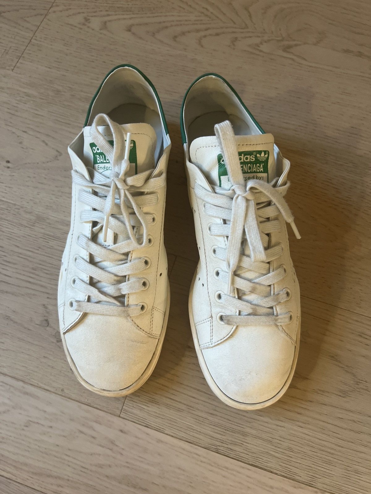 Adidas × Balenciaga Adidas Balenciaga Stan Smith Worn out Size US 8 / EU 41 - 10 Thumbnail