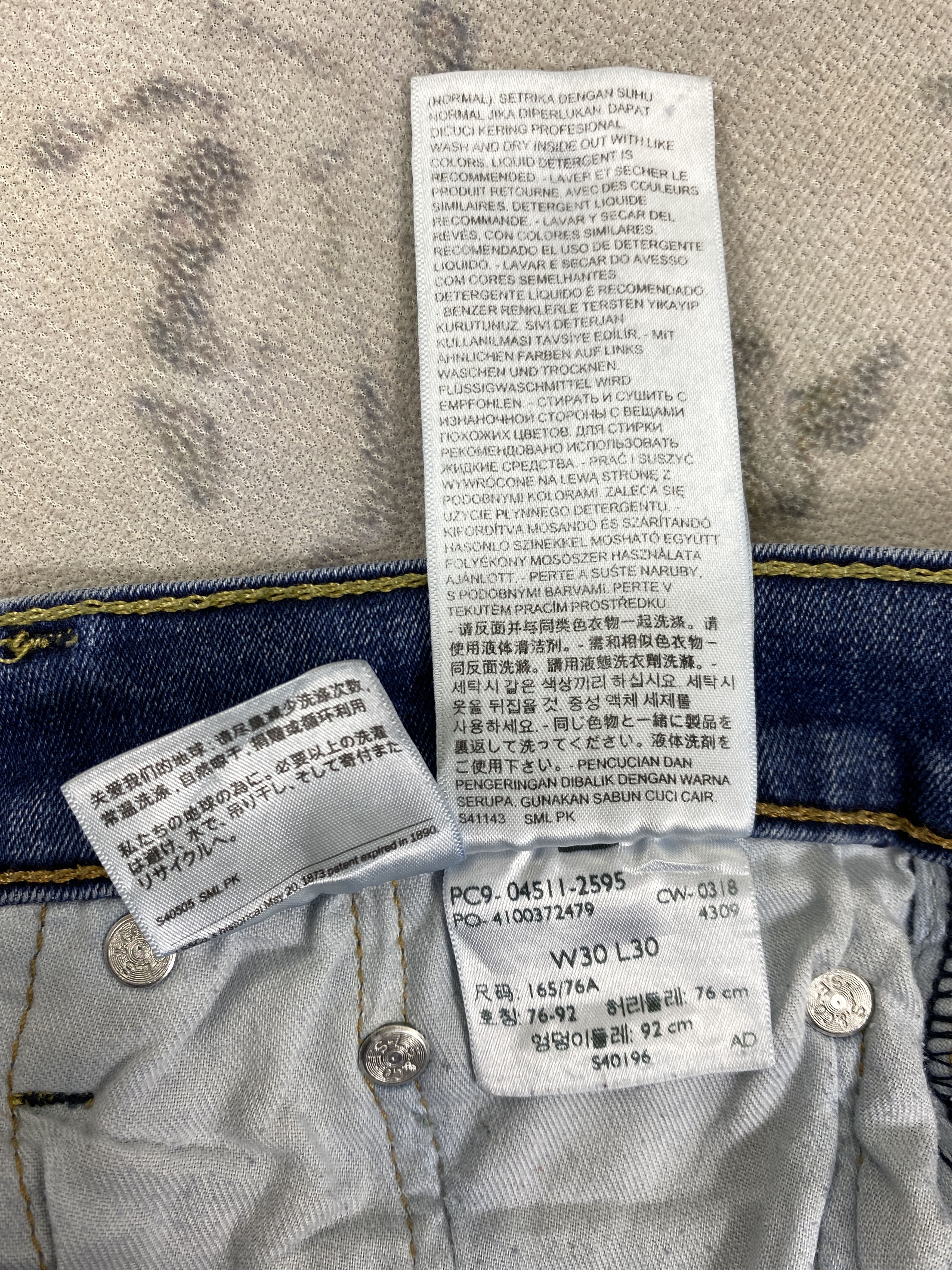 Levi's Distressed Blue Levi's 511 Jeans 30x29.5 Denim -SJ115 Size US 30 / EU 46 - 11 Thumbnail