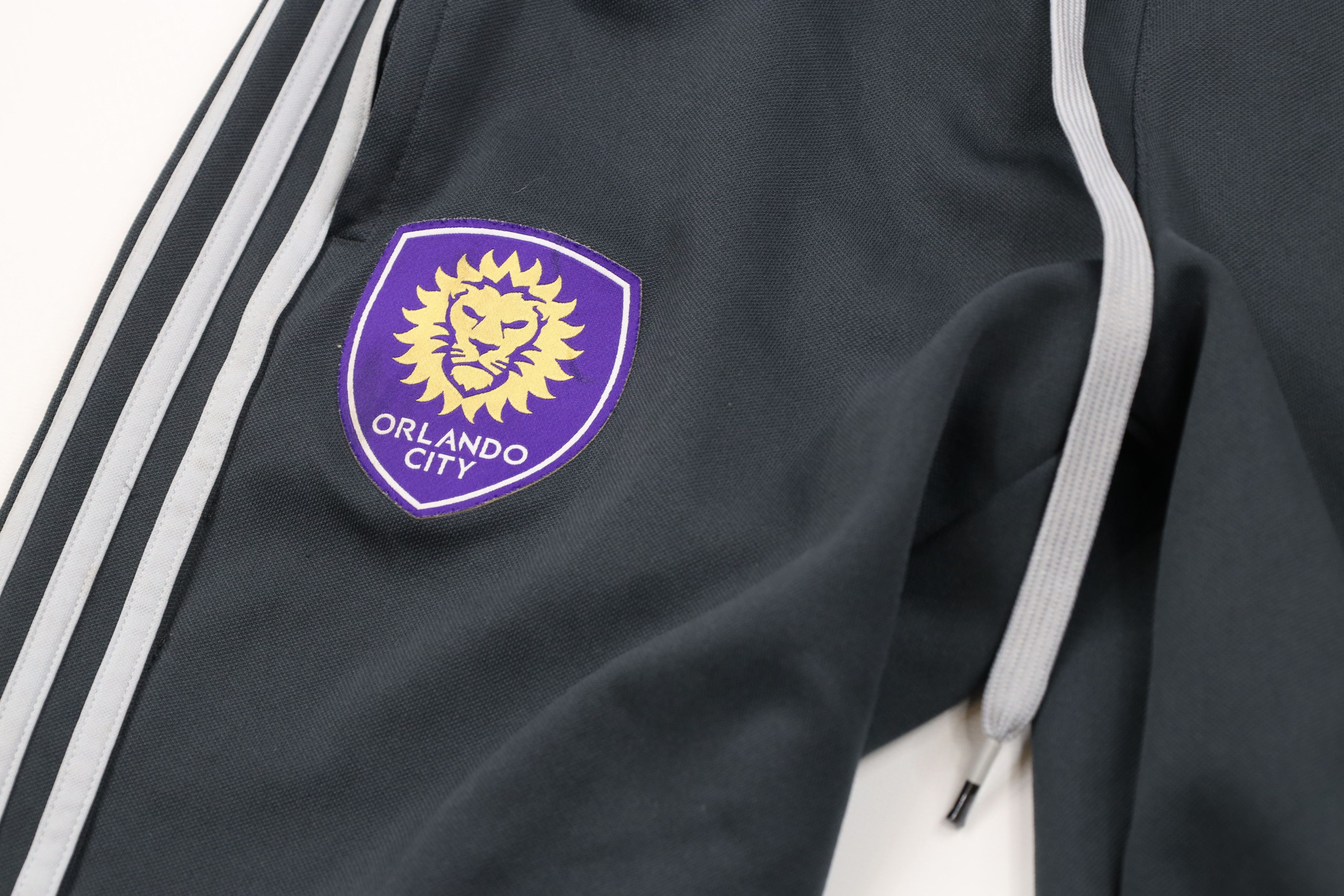Adidas × Vintage Adidas MLS Striped Orlando City FC Soccer Tapered Leg Pants Size US 30 / EU 46 - 6 Thumbnail
