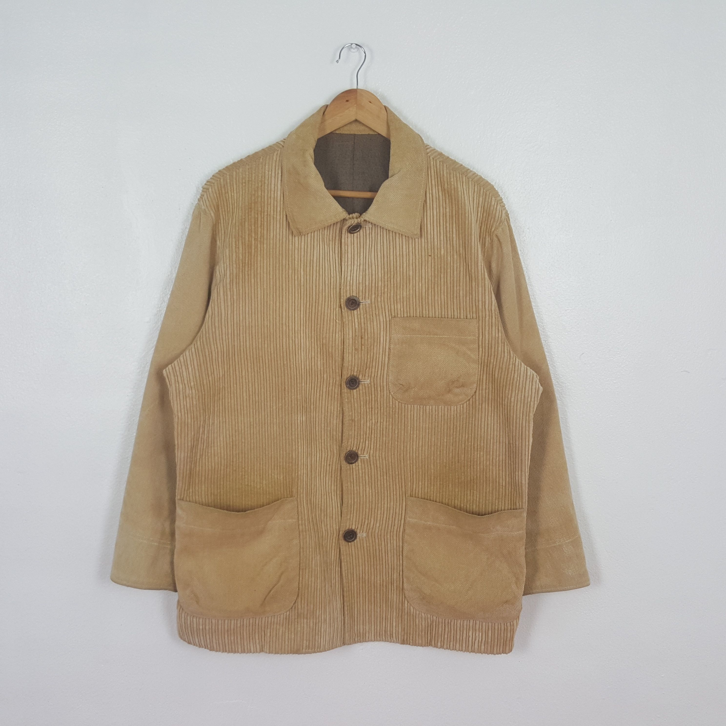 Issey Miyake Vintage Issey Miyake Japanese Corduroy Jacket C309N19 Size US L / EU 52-54 / 3 - 1 Thumbnail