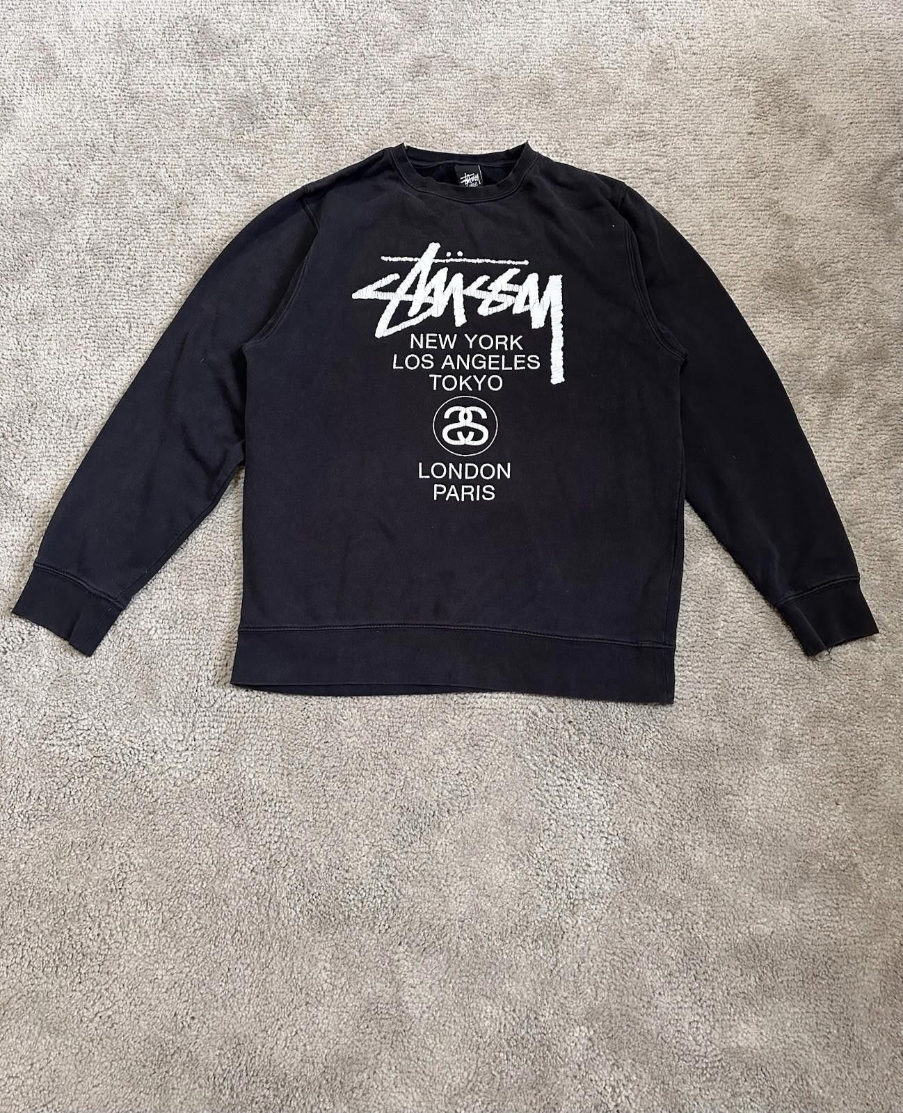 Stussy Stussy Vintage made in USA Longsleeve Big logo Size US XL / EU 56 / 4 - 1 Thumbnail