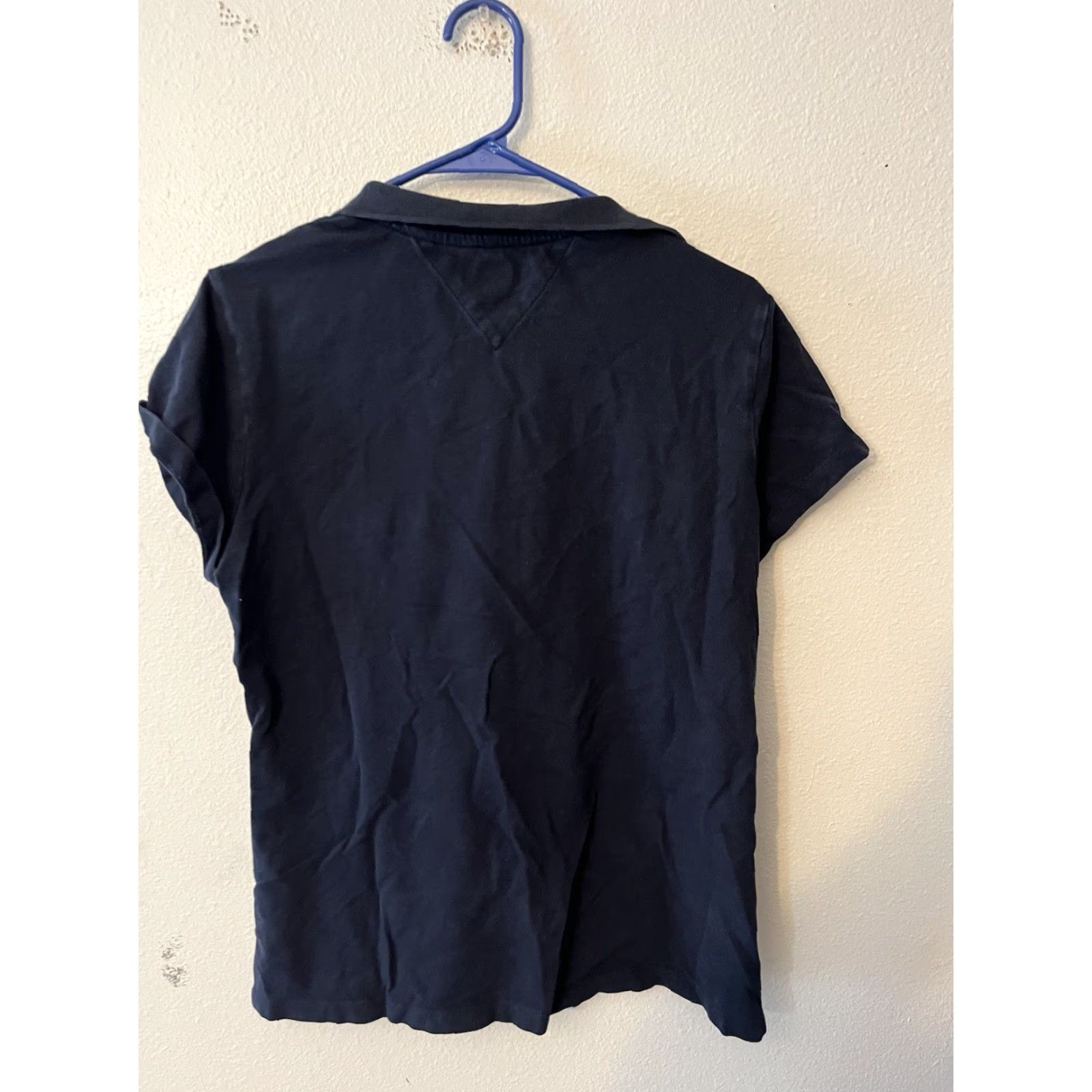 Tommy Hilfiger VINTAGE Tommy Hilfiger Polo Shirt Women’s XL Navy Blue Slim Fit Adult XL Polo Shirt Women’s Navy Blue Slim Fit Size XL / US 12-14 / IT 48-50 - 3 Thumbnail