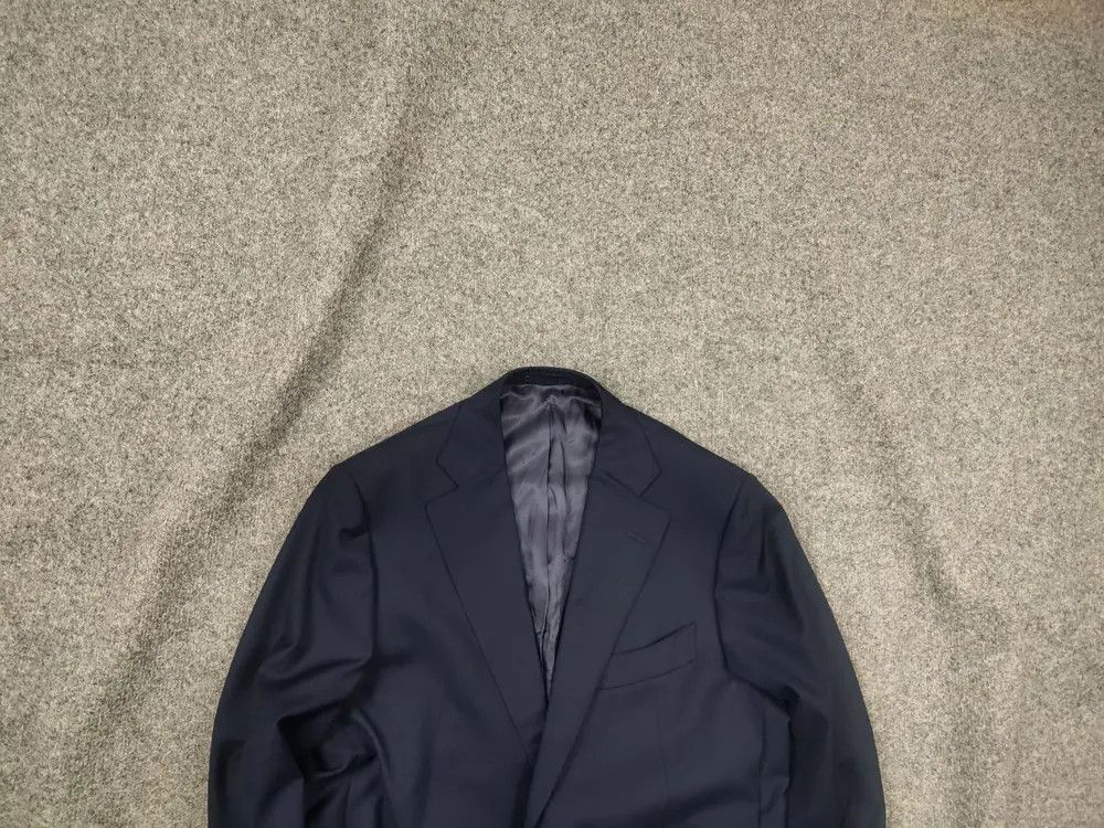 Suitsupply Suitsupply Design Lazio Pure wool Navy button Blazer Jacket Size US L / EU 52-54 / 3 - 1 Thumbnail