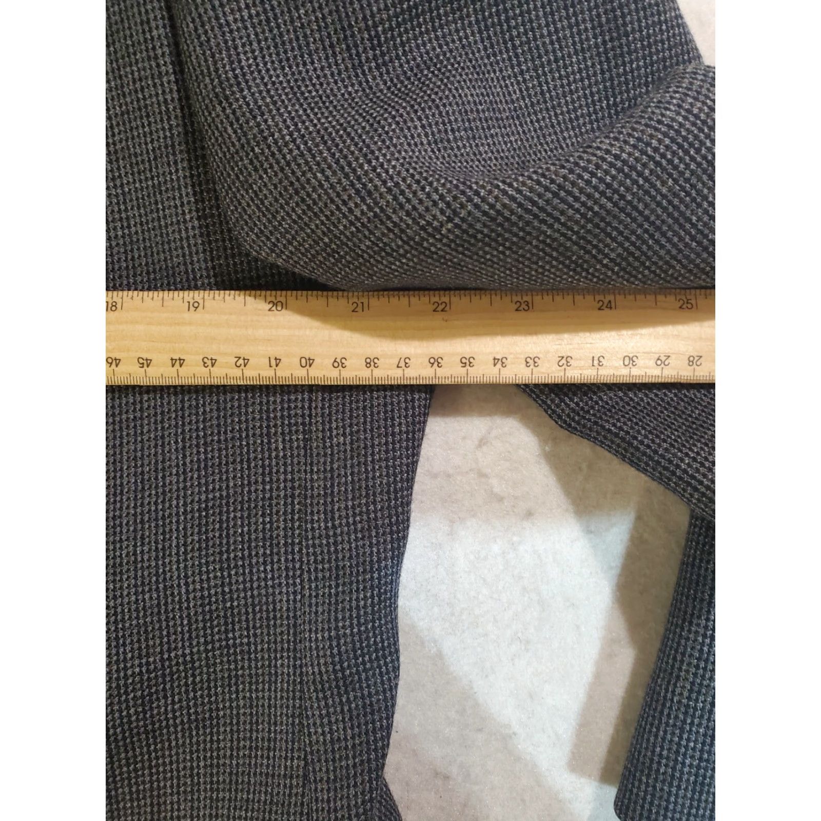 Chaps Chaps Ralph Lauren Signature Blazer Mens 44R Gray 100% Wool Sports Coat Size 44R - 6 Thumbnail