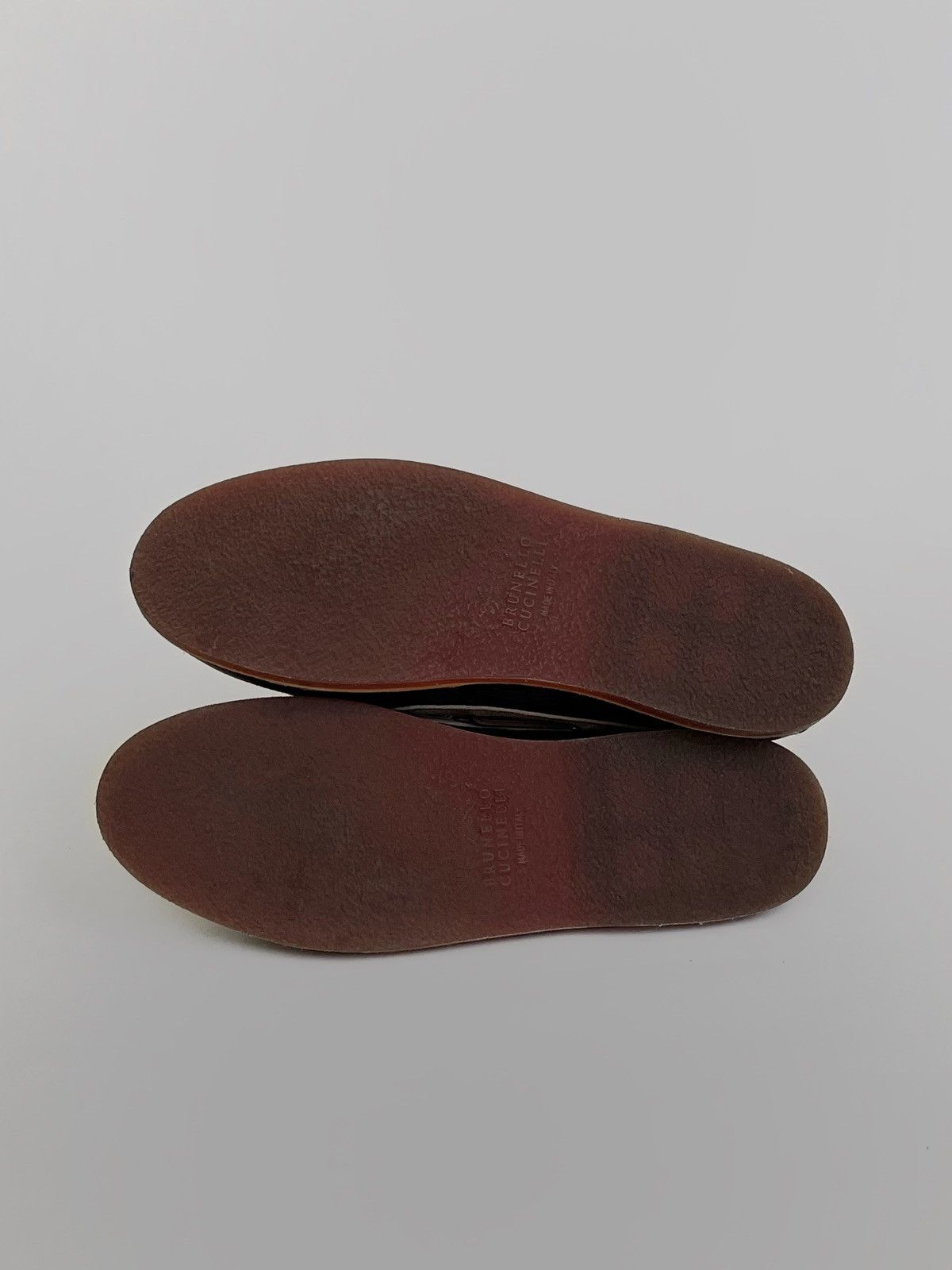 Brunello Cucinelli Brunello Cucinelli leather topsiders shoes Size US 9 / EU 42 - 11 Thumbnail
