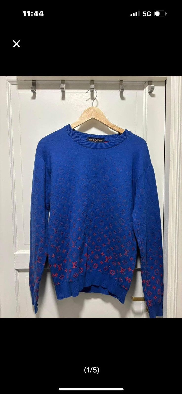 Louis Vuitton Lv gradient sweater Size US S / EU 44-46 / 1 - 1 Thumbnail