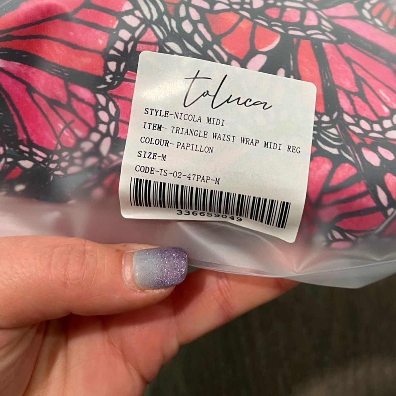 Vintage NWT Toluca Nicola Midi One Piece Swimsuit Papillon Size M Size ONE SIZE - 3 Thumbnail