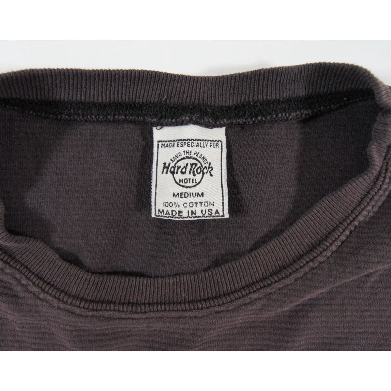 Hard Rock Cafe VINTAGE Hard Rock Shirt Men M Black 90s Crewneck T-Shirt, Embroidered Logo, Las Vegas, Cotton, Short Sleeve Size US M / EU 48-50 / 2 - 7 Thumbnail