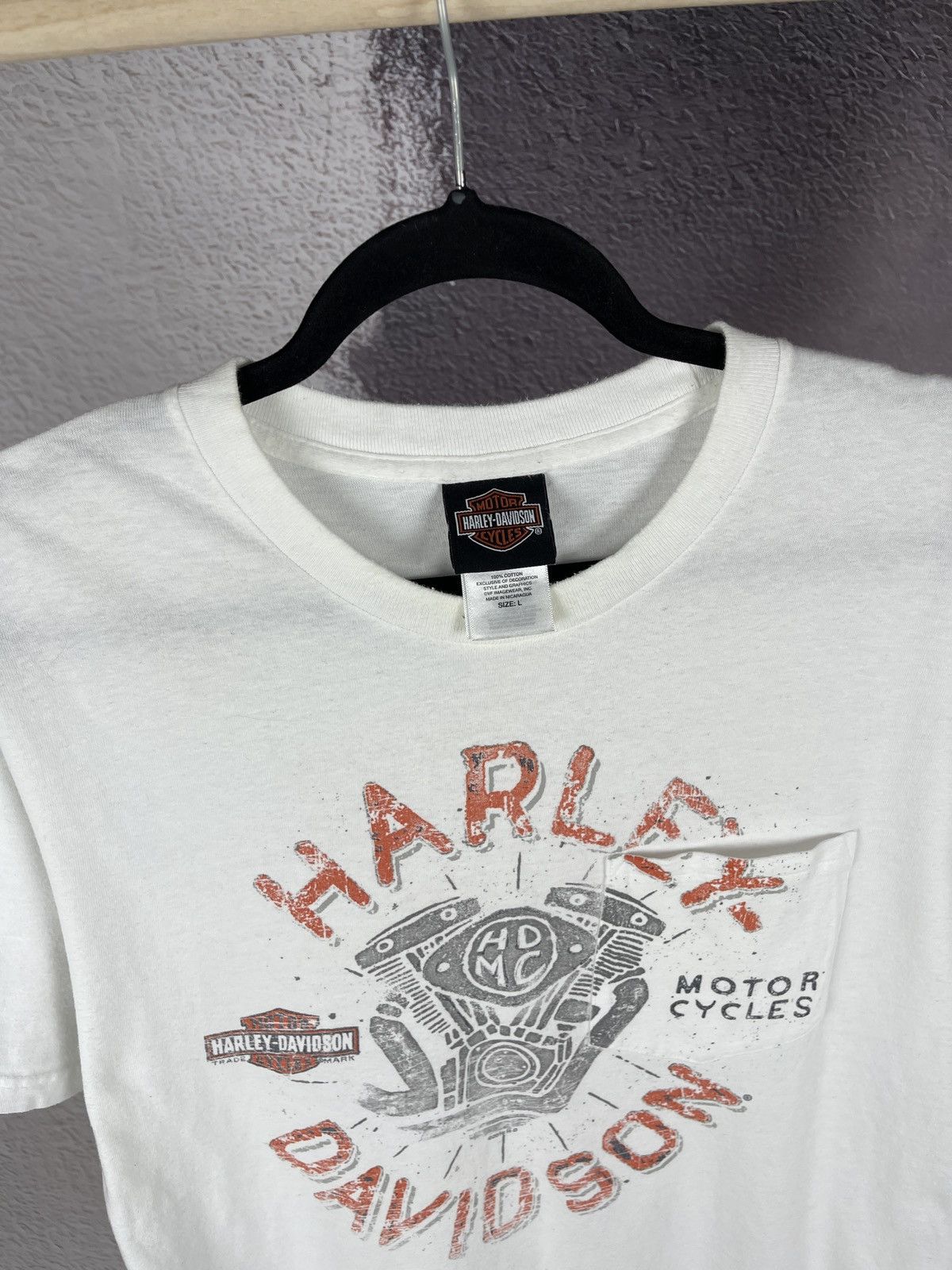 Harley Davidson Harley-Davidson Motorcycles Las Vegas Nevada big logo tee Size US L / EU 52-54 / 3 - 7 Thumbnail