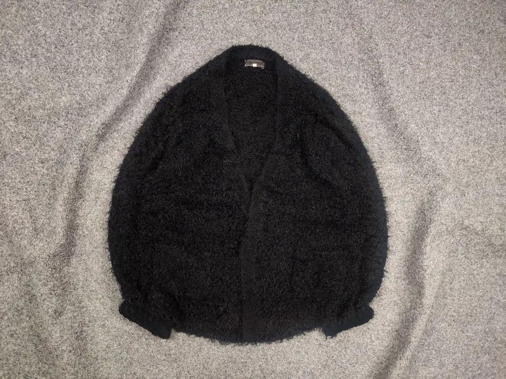 Vtg Japan Hysteric Glamour Style Fur fuzzy mohair cardigan