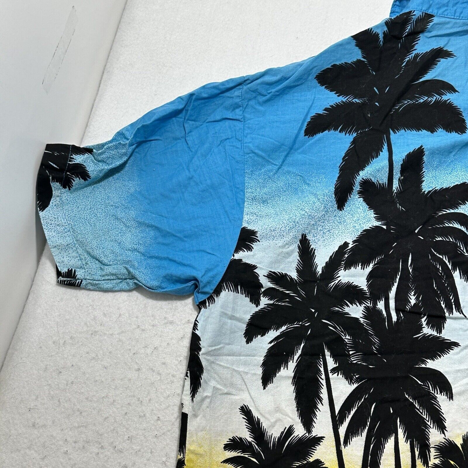 Vintage Dorsett XXL Hawaiian Palm Tree Sunset Button Up Shirt Size US XXL / EU 58 / 5 - 15 Thumbnail