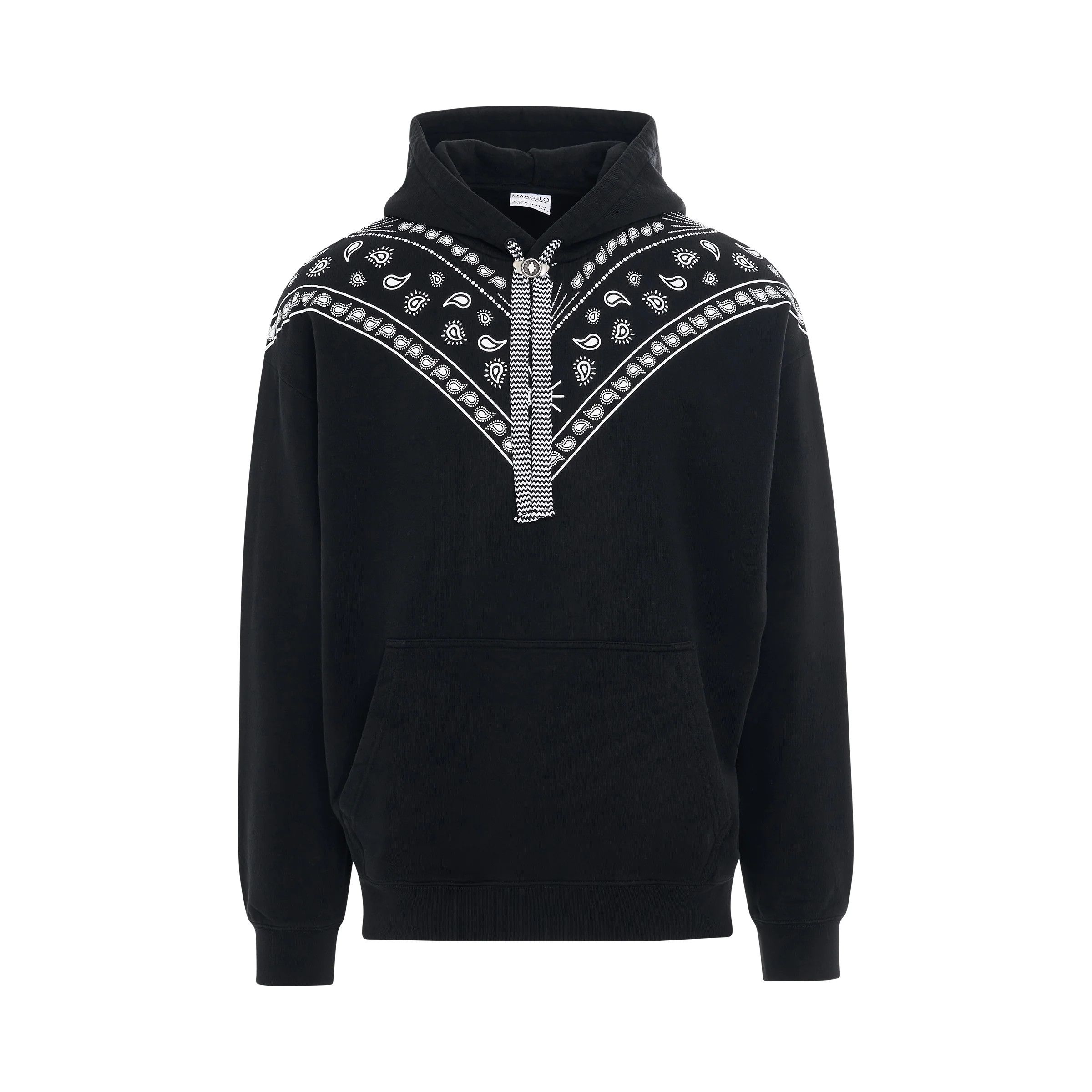 Marcelo Burlon o1mris0824 Comfort Hoodie in Black Size US S / EU 44-46 / 1 - 1 Thumbnail