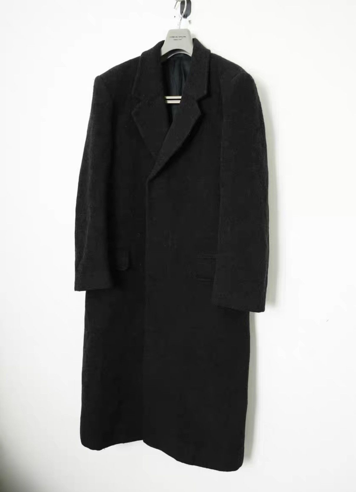 Yohji Yamamoto Yohji Yamamoto AAR Melted Wool Blend Chester Coat Size US M / EU 48-50 / 2 - 2 Thumbnail