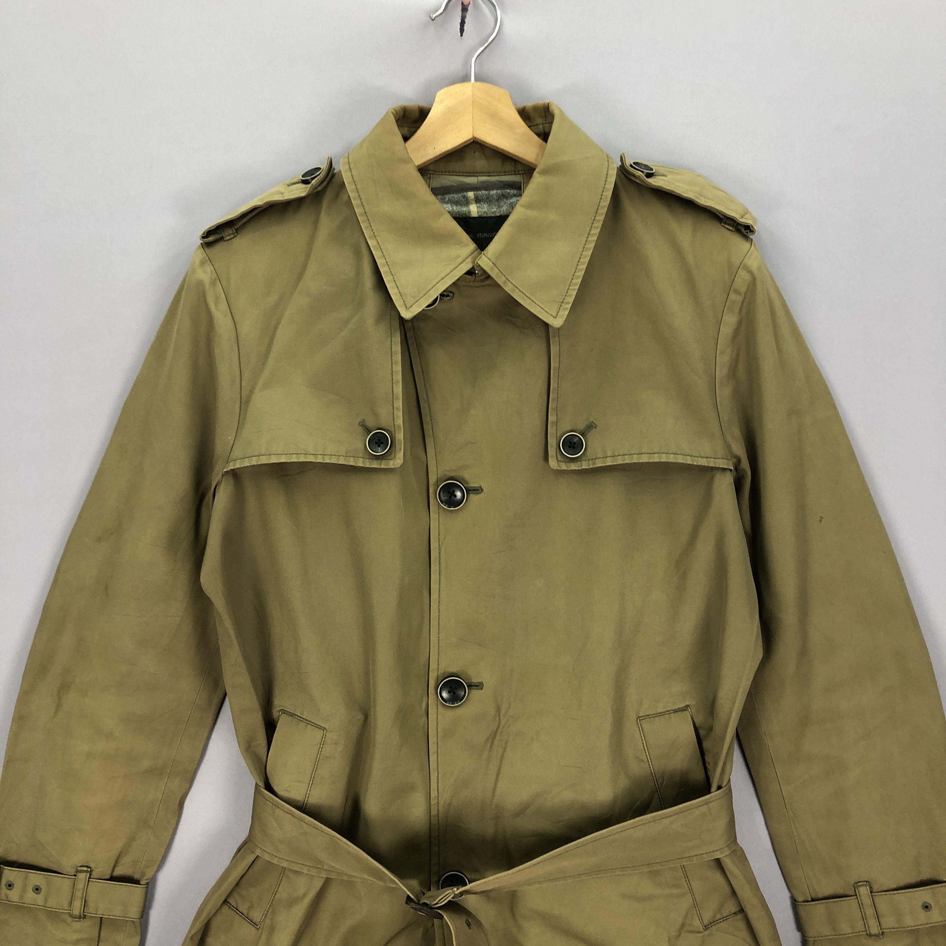 Japanese Brand × Vintage Vintage Journal Standard Long Trench Jackets Japanese Brand Size US S / EU 44-46 / 1 - 3 Thumbnail