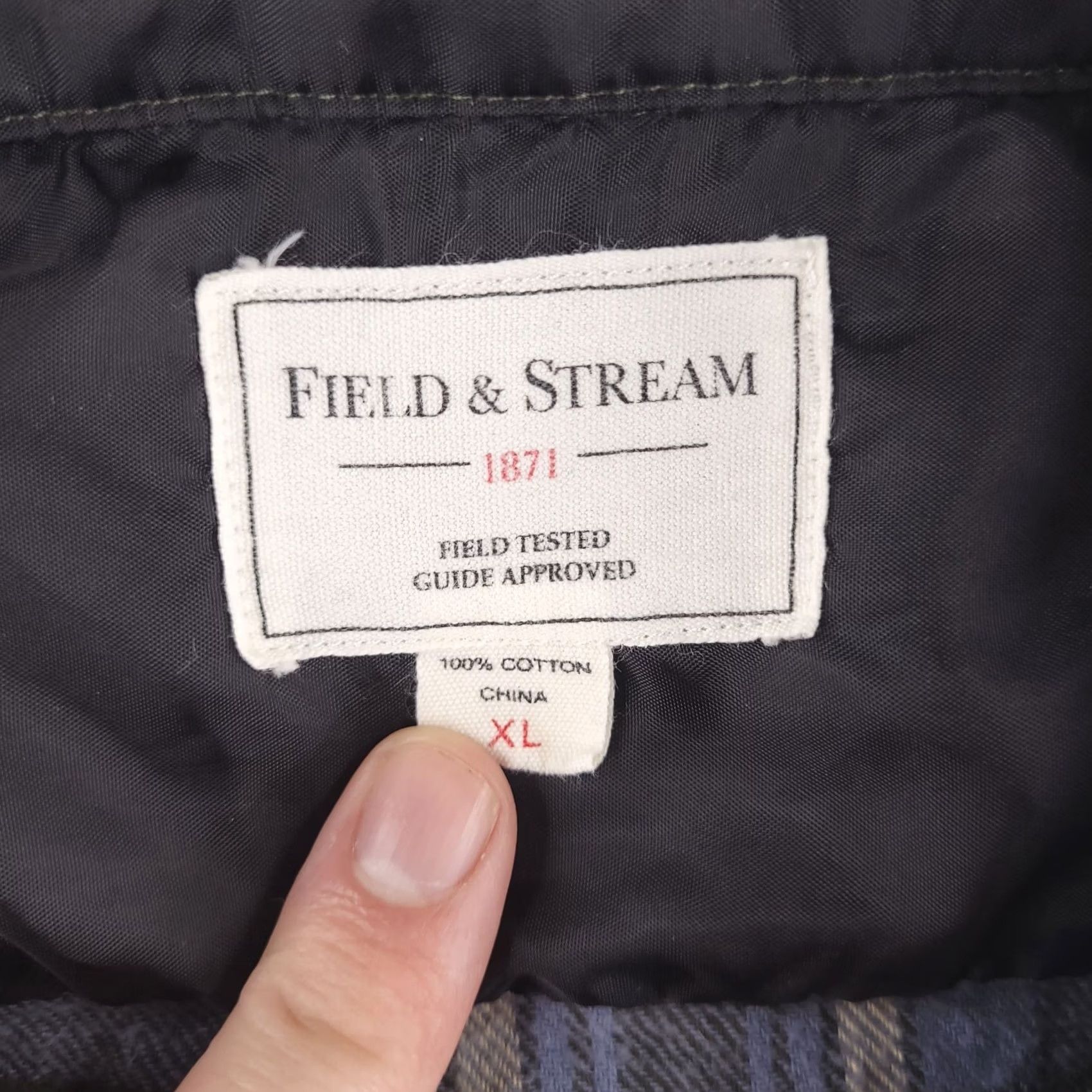 Vintage Field & Stream Shirt Mens XL Flannel Slim Plaid Green Brown Long Sleeve Button-Up Size US XL / EU 56 / 4 - 5 Thumbnail