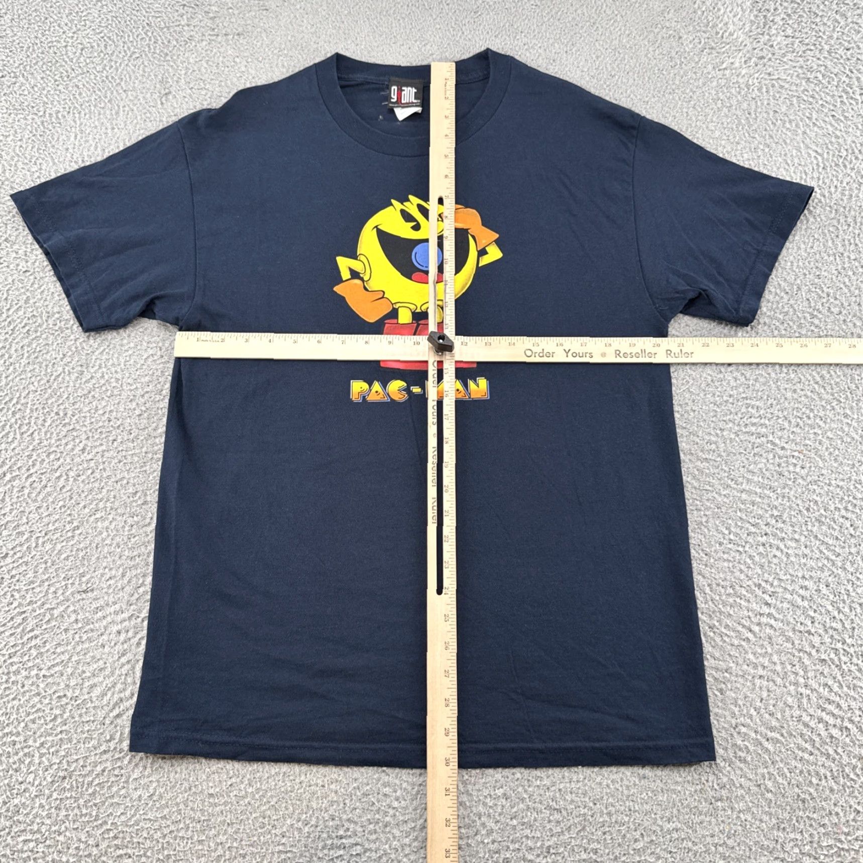 Spell Vintage Y2K Pacman Namco Giant Tag Spell Out Video Game Graphic T-Shirt Size L Size US L / EU 52-54 / 3 - 6 Thumbnail