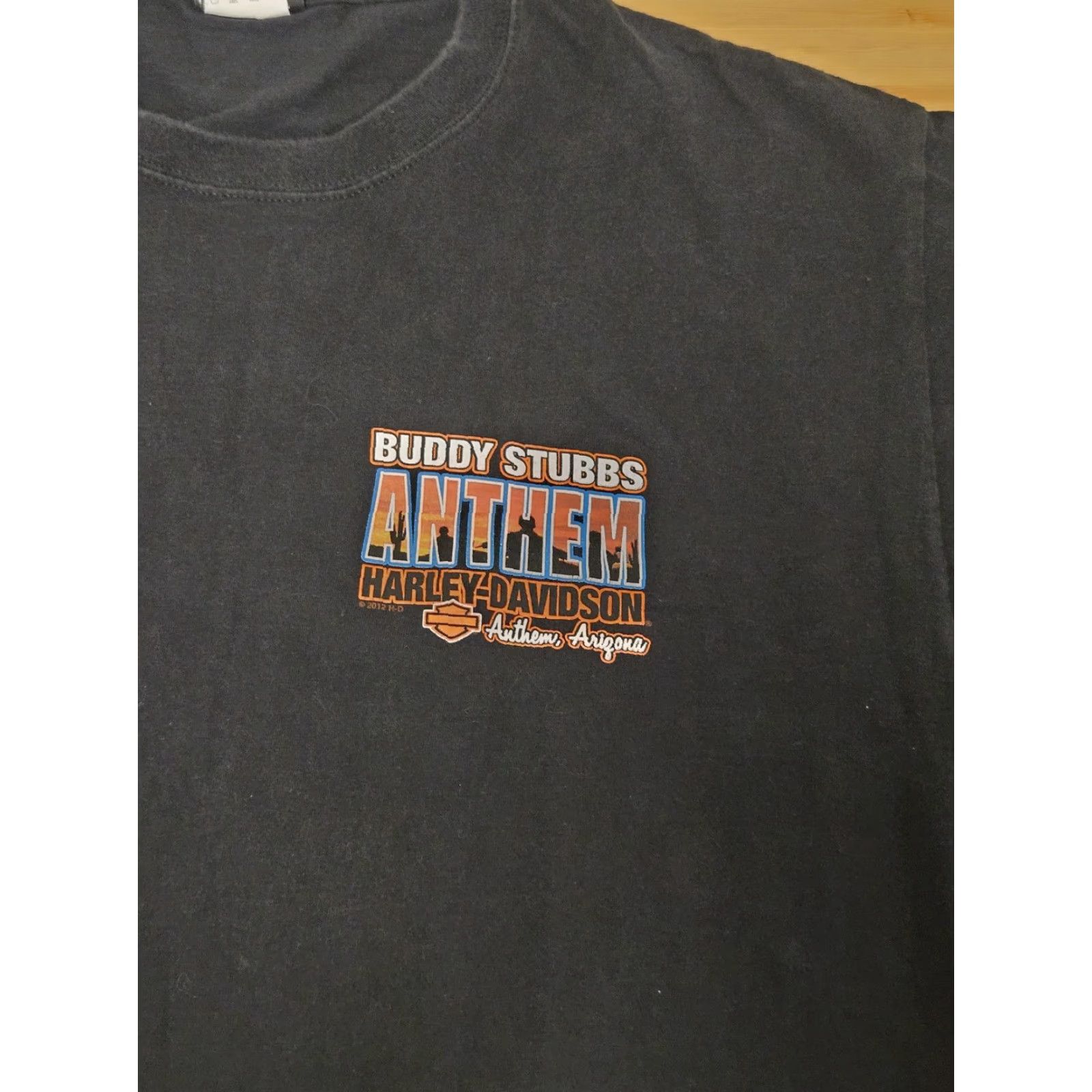 Harley Davidson Harley-Davidson Shirt Mens Large Black Buddy Stubbs Anthem Arizona Motorcycle Tee Size US L / EU 52-54 / 3 - 2 Thumbnail