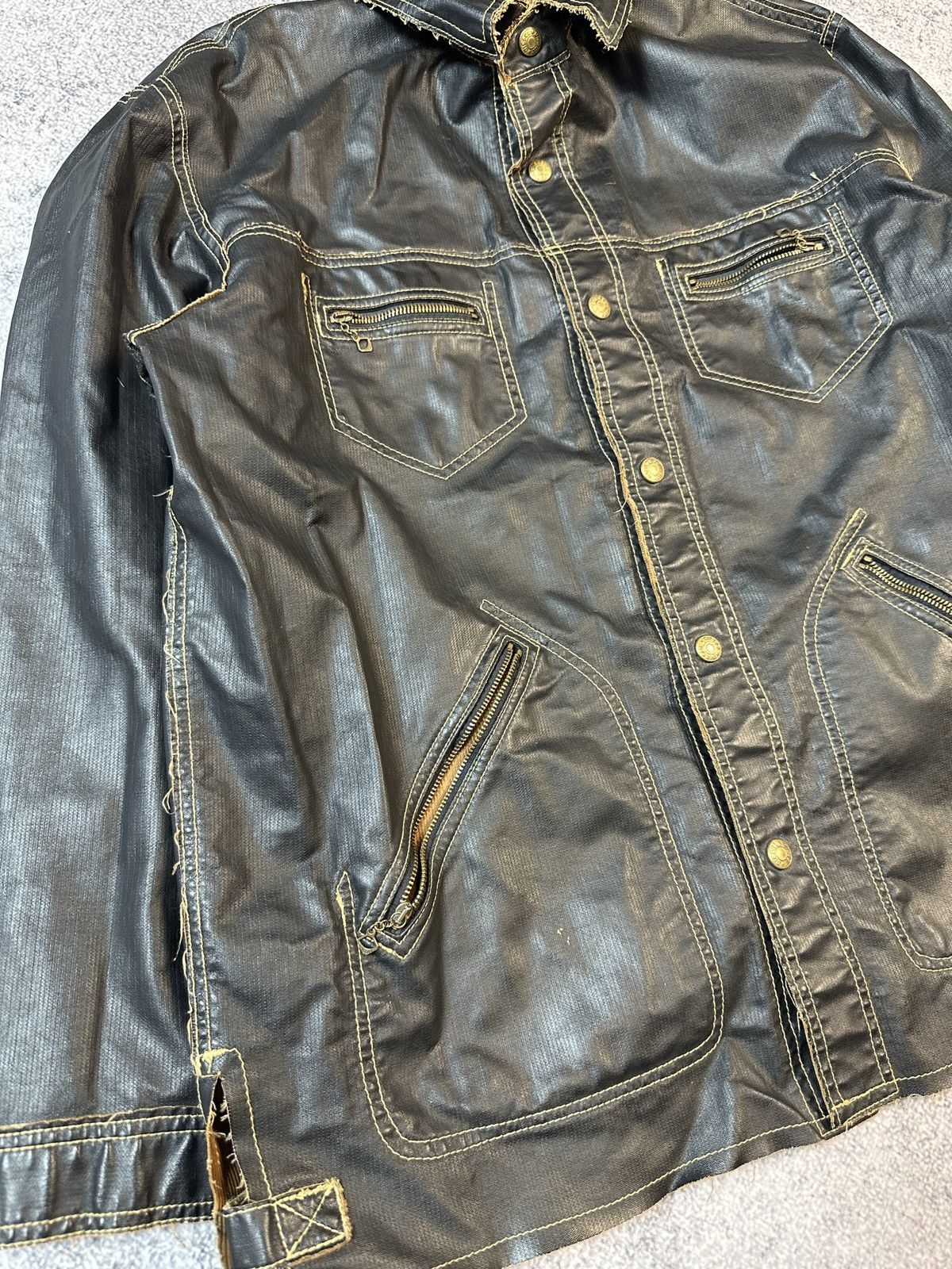 Diesel Y2K Vintage Corduroy Diesel Reversible Jacket Streetwear L Size US L / EU 52-54 / 3 - 5 Thumbnail