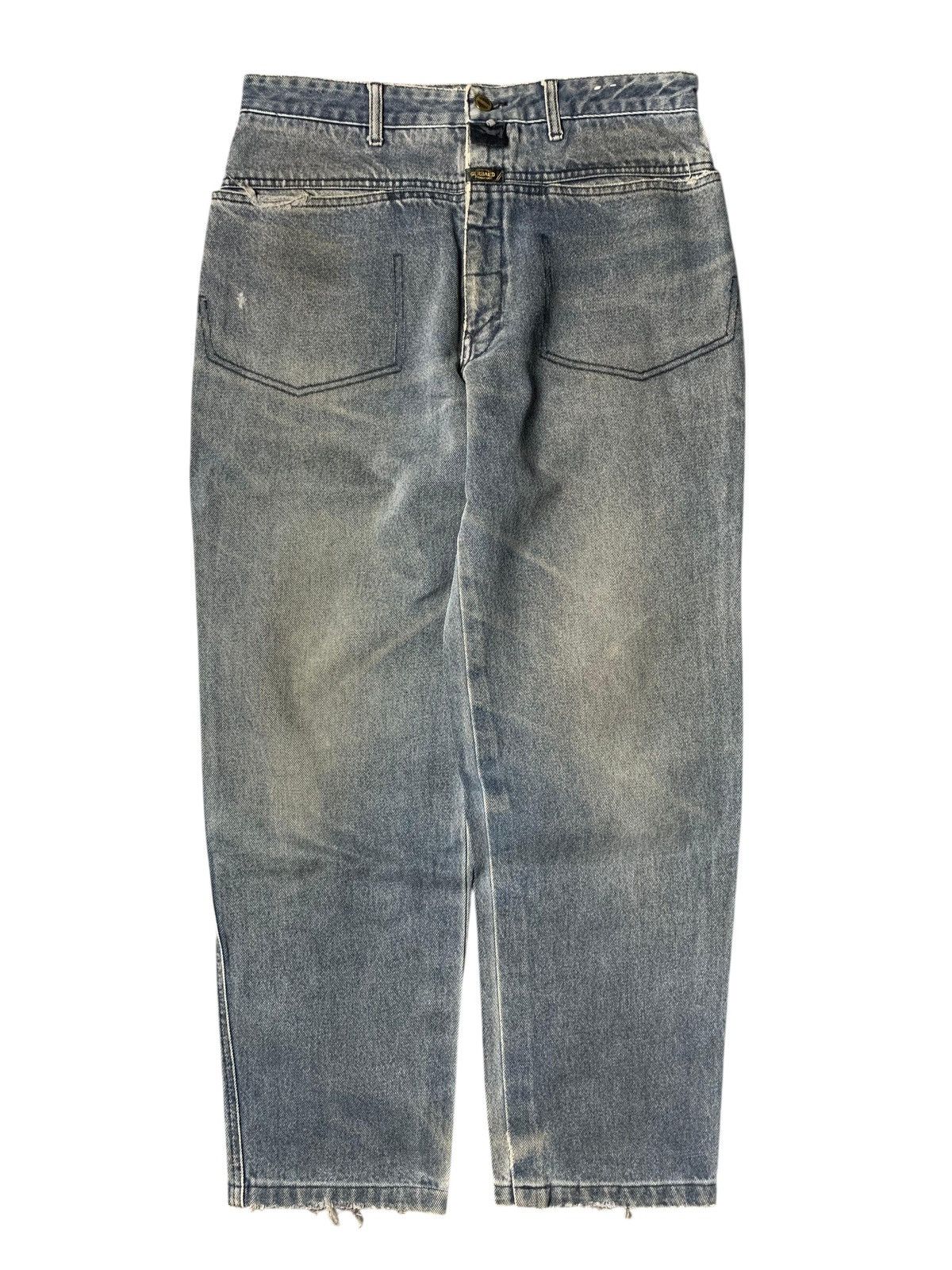 Marithe + Francois Girbaud 2000s Marithe Francois Girbaud Stone Washed Dirty Jeans Size US 30 / EU 46 - 1 Thumbnail