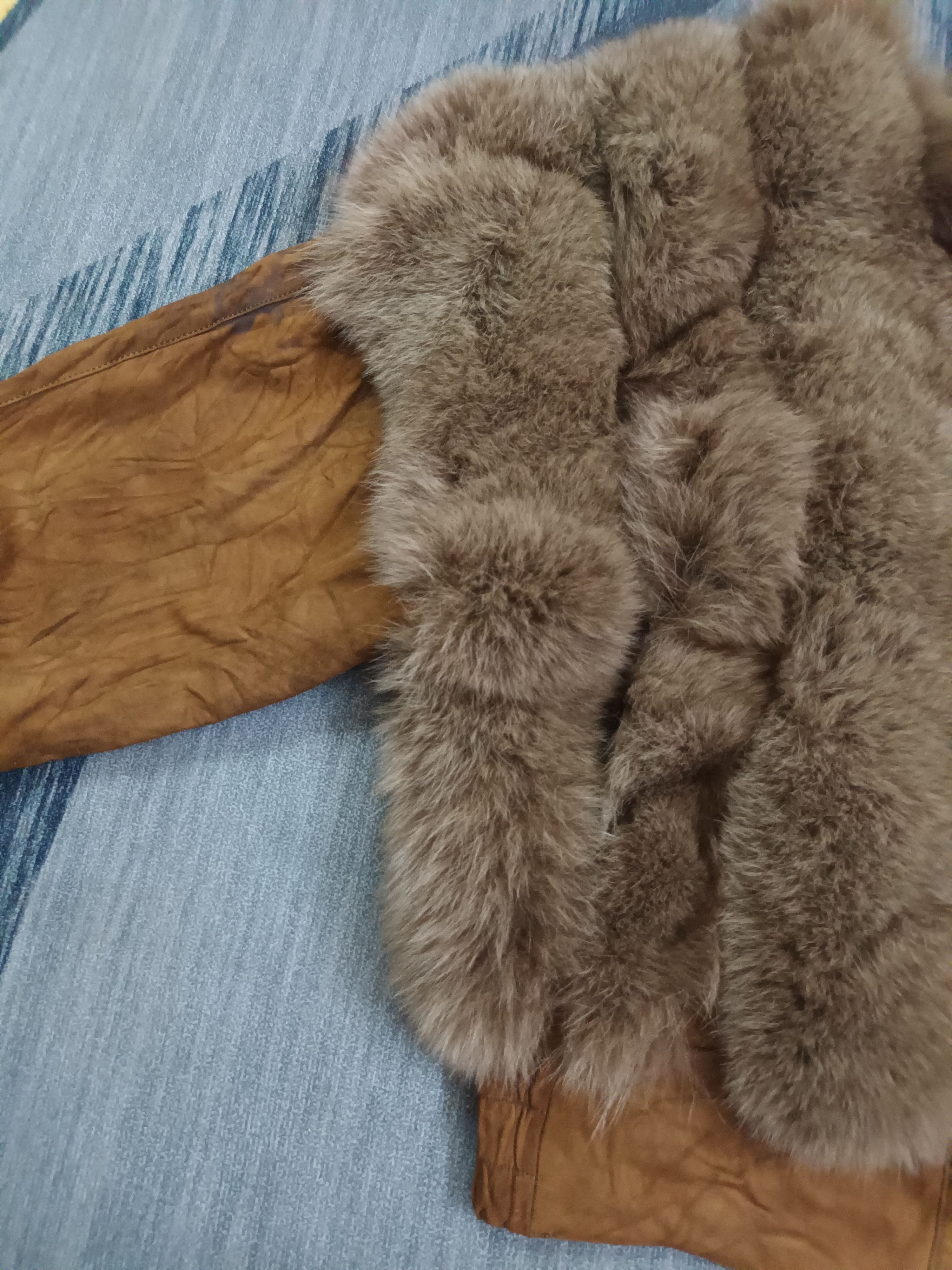 Vogue 🔥 VOGUE LEATHER FUR JACKET 🔥 Size US M / EU 48-50 / 2 - 10 Thumbnail