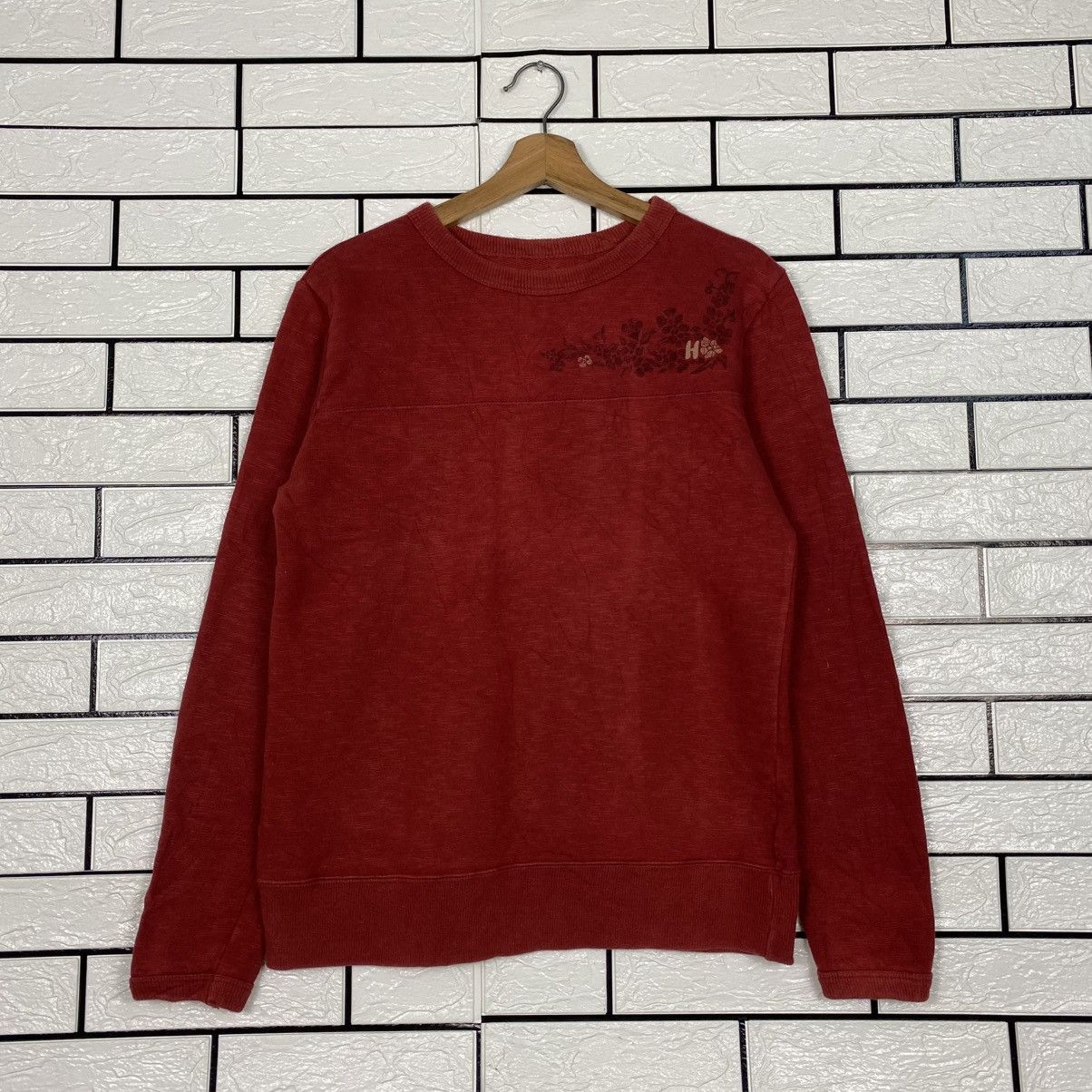 45rpm 📌Vintage Long Sleeve Sweatshirt R Japan Made Size US L / EU 52-54 / 3 - 2 Thumbnail