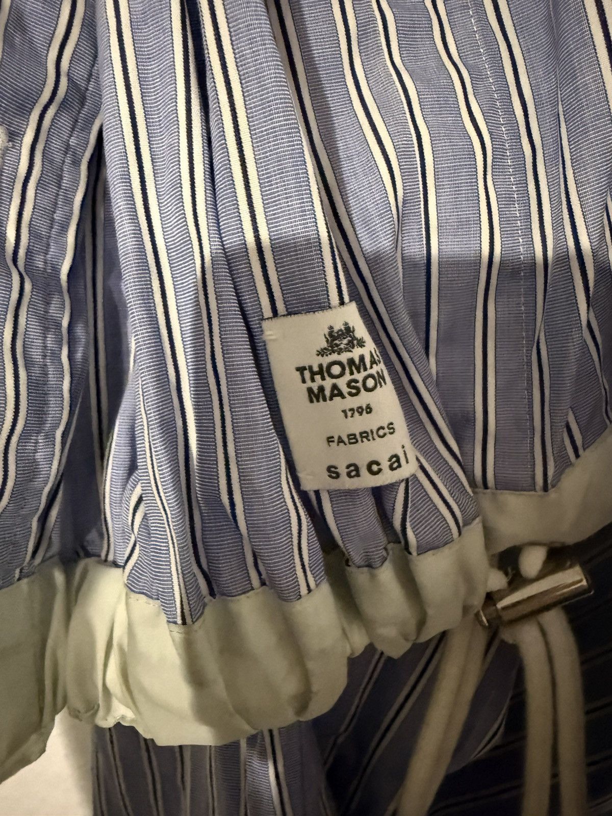 Sacai Sacai Thomas Manson poplin shirt Size US M / EU 48-50 / 2 - 3 Thumbnail