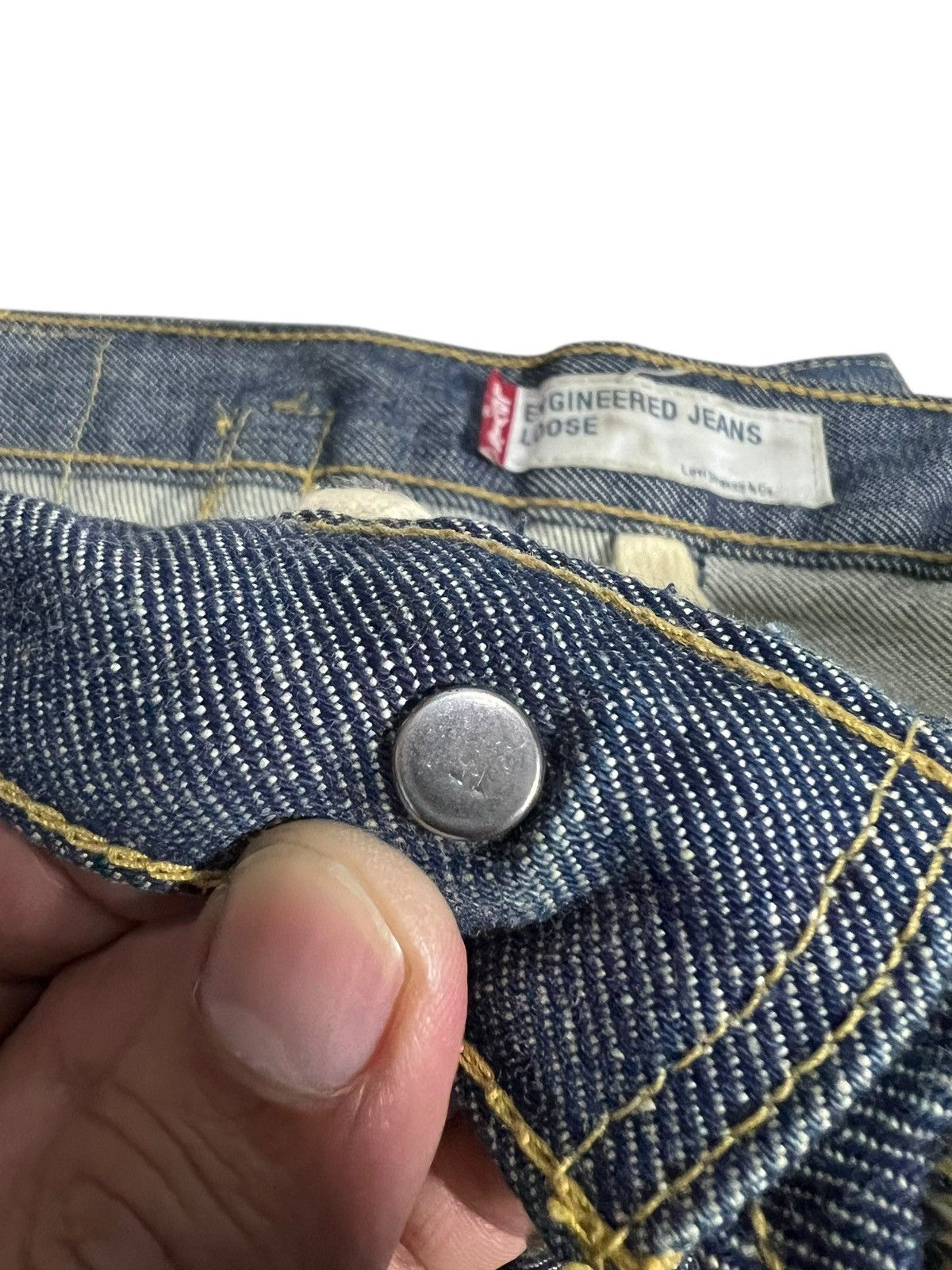 Levi's Vintage Levis Engineered Backle Back Jean Size US 35 - 11 Thumbnail