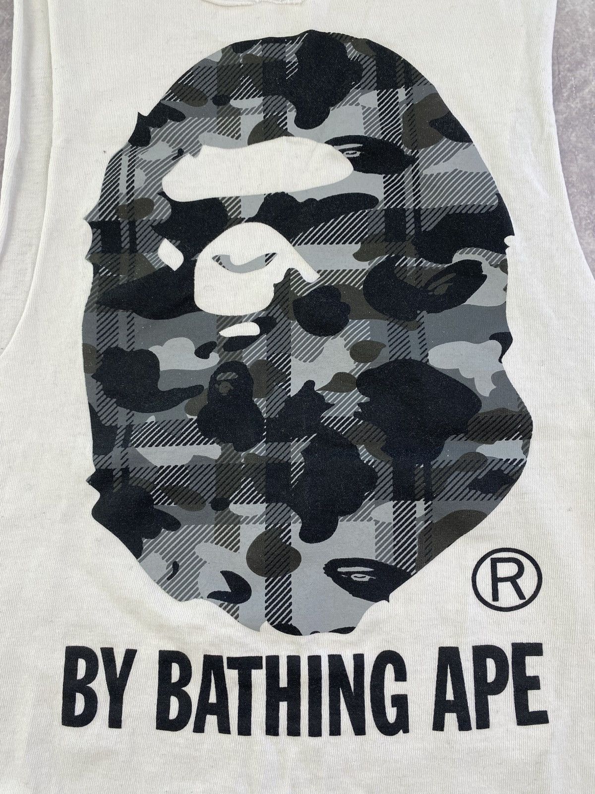Bape Bape Vintage Single Stitch Japan Cut Sleeve T-shirt Tank top Size US M / EU 48-50 / 2 - 2 Thumbnail
