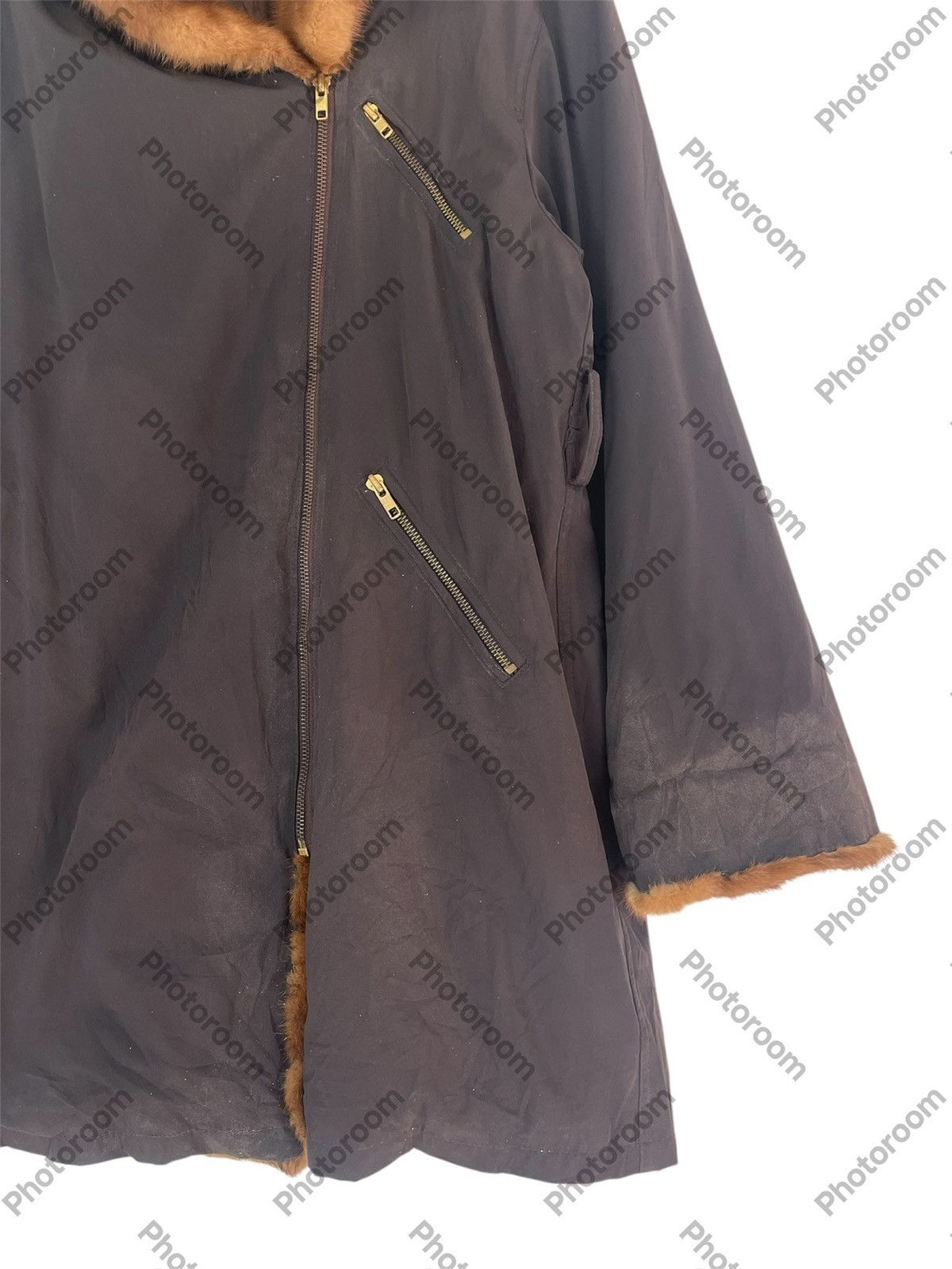 Vintage MINK FUR HEAVY JACKET Size US L / EU 52-54 / 3 - 6 Thumbnail