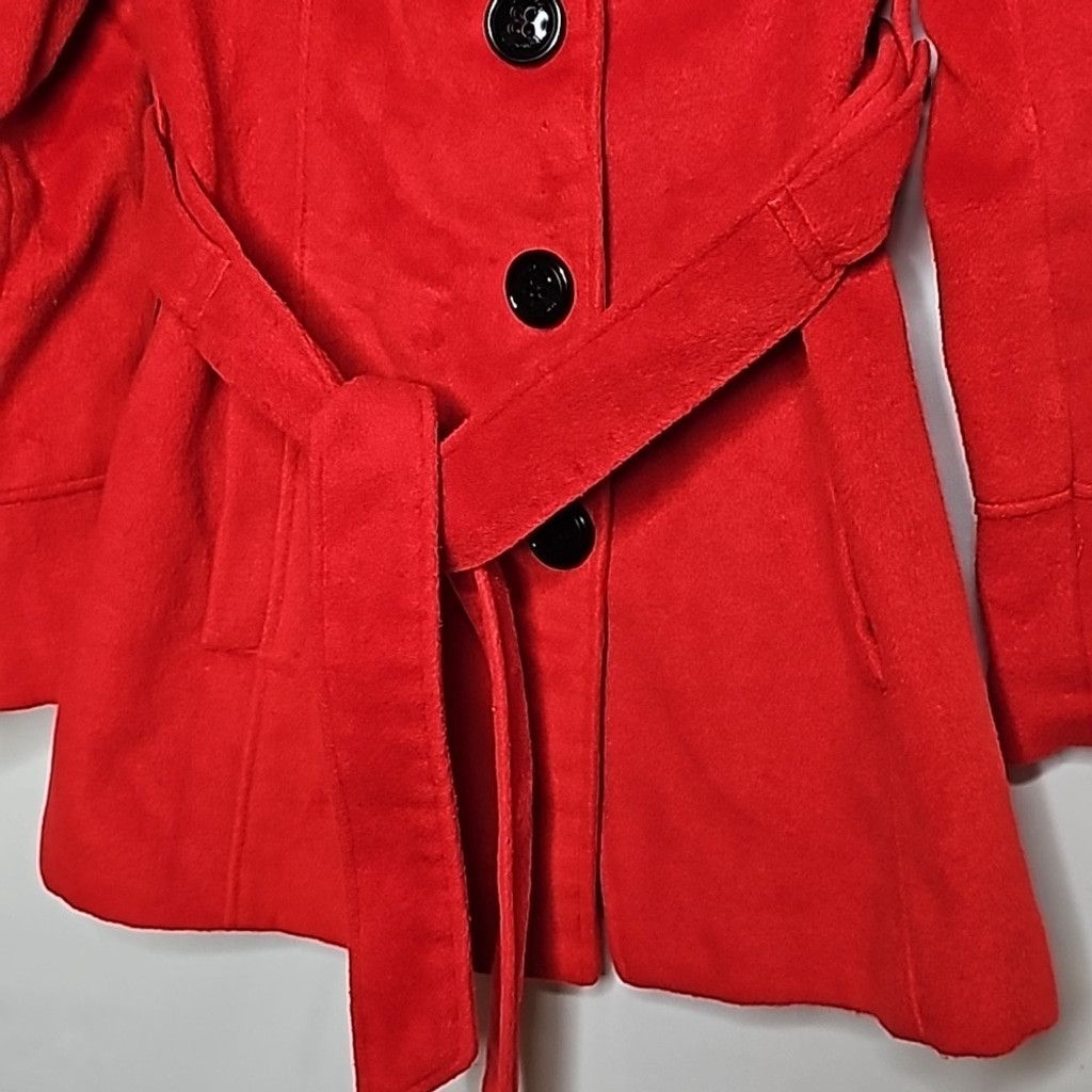 Steve Madden Steve Madden collared trench peacoat jacket with belt sz Med Size M / US 6-8 / IT 42-44 - 2 Thumbnail