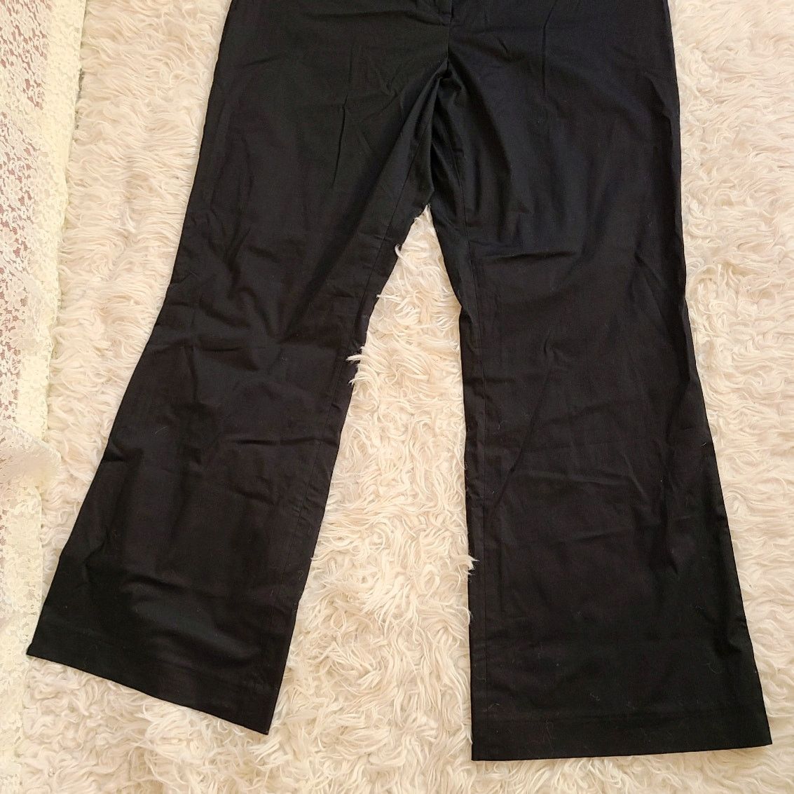 Pendleton NWT Pendleton black stretch flare dress pants size 16 Size 38" / US 16 / IT 52 - 5 Thumbnail