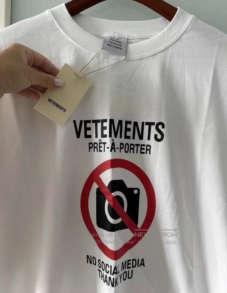 Vetements Anti-social authentic T-shirt