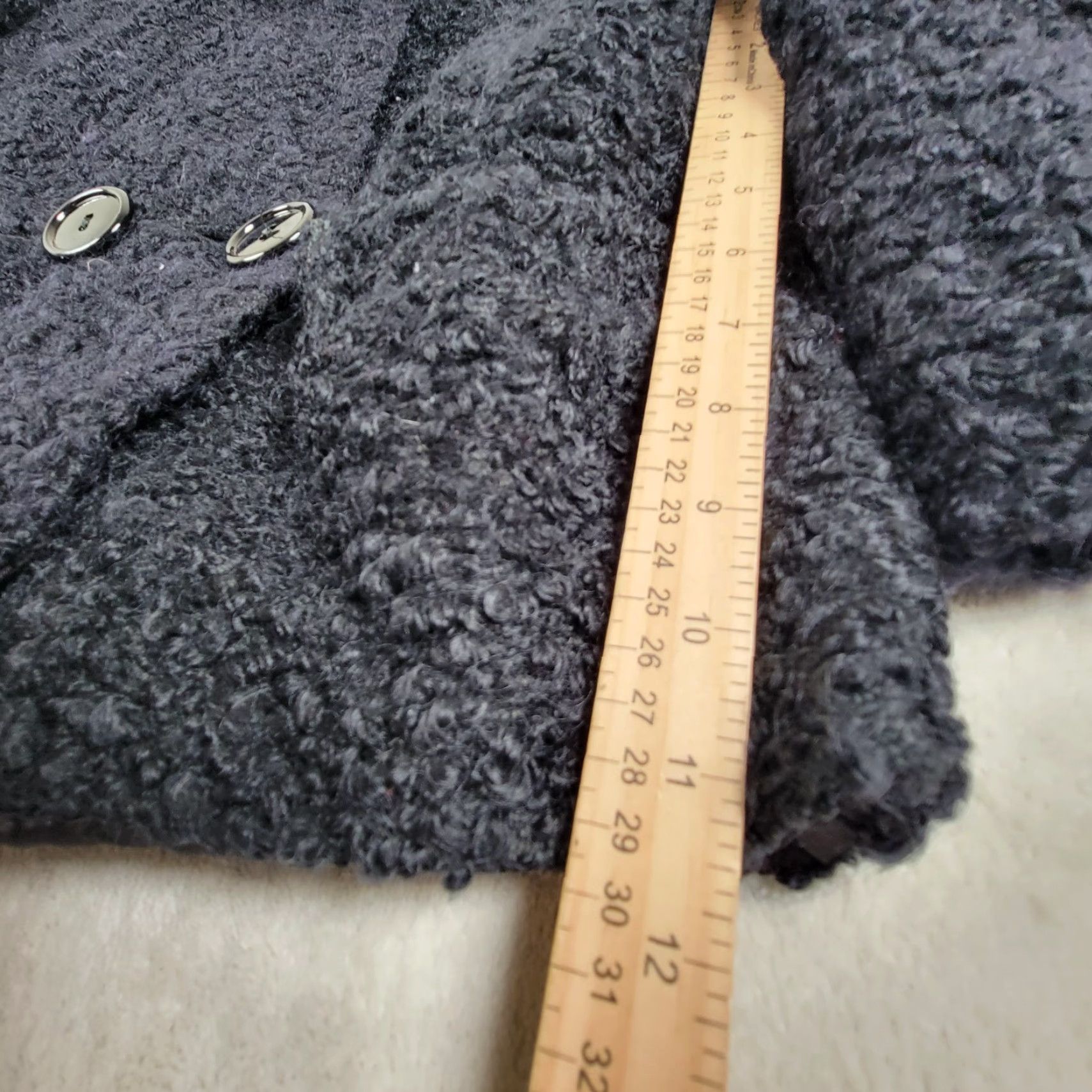 Vintage VINTAGE A Winter Product Jacket Main Selling Point: Black Lambs Wool 3 Button Fur Collar Cocktail Jacket Women M Winter Size M / US 6-8 / IT 42-44 - 5 Thumbnail