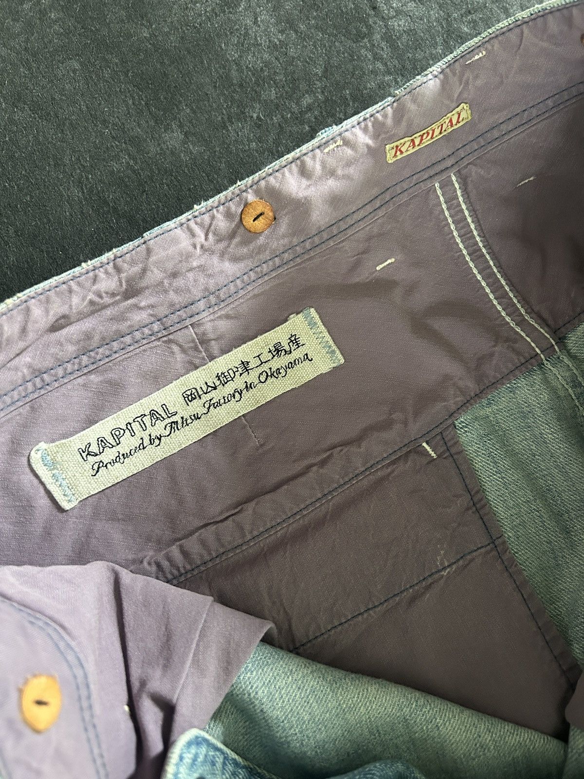 Kapital *RARE* Kapital Boro Sashiko Patchwork Denim Size US 34 / EU 50 - 2 Thumbnail