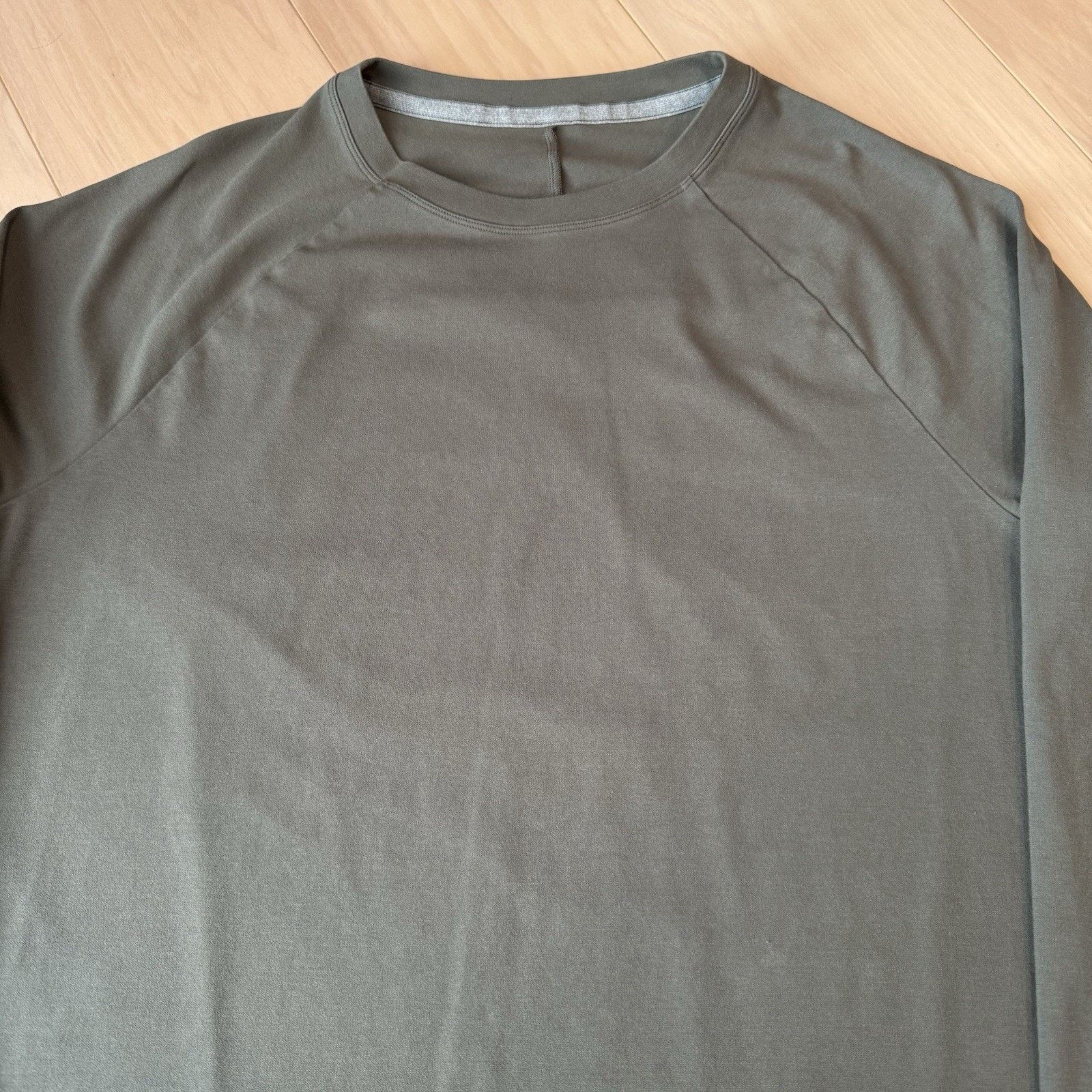 Lululemon Lululemon City Sweat Crew Neck Large Green Sweatshirt Size US L / EU 52-54 / 3 - 3 Thumbnail