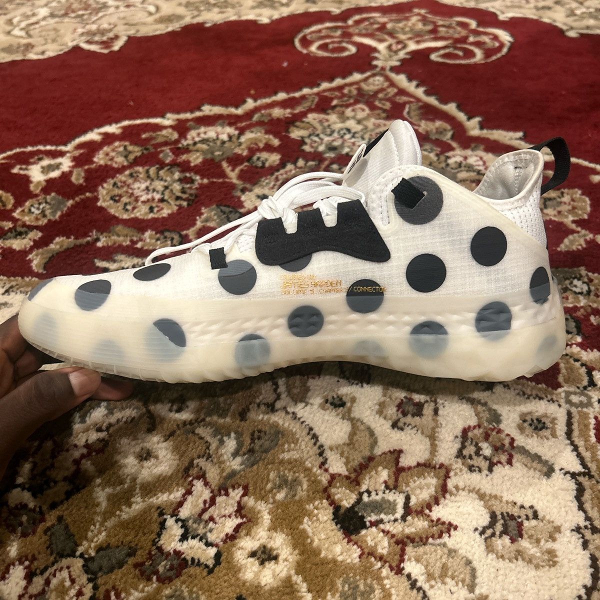 Adidas Harden Vol.5 polka dot Size US 11.5 / EU 44-45 - 4 Thumbnail