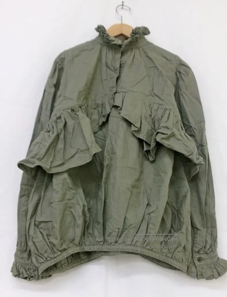 Kapital Kapital Wooden ear small stand-up collar layered shirt Size XS / US 0-2 / IT 36-38 - 1 Thumbnail