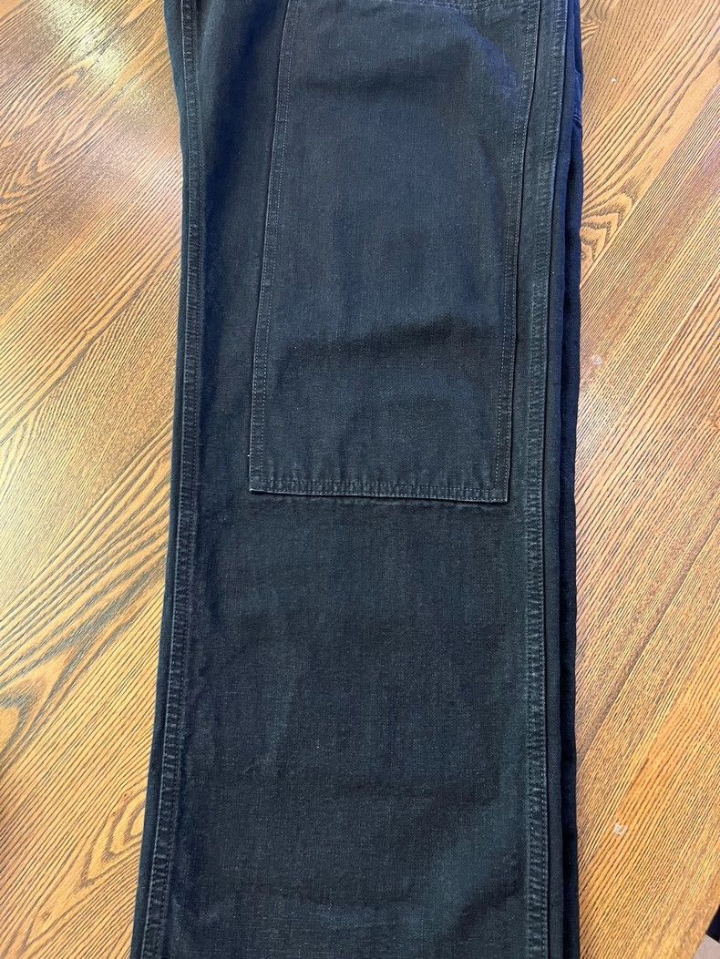 Freewheelers Freewheelers Workwear trousers, black, washed and old Size US 34 / EU 50 - 3 Thumbnail