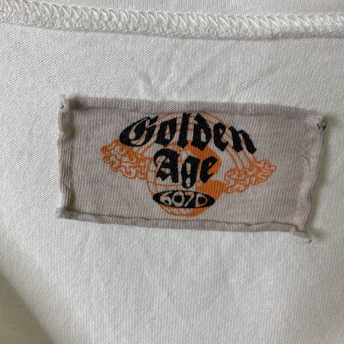 Japanese Brand Golden Age Japanese Streetwear Brand White Graphic Tee Size US S / EU 44-46 / 1 - 3 Thumbnail