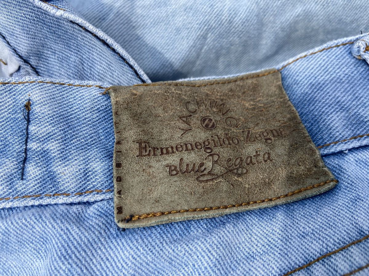 Ermenegildo Zegna Vintage Distressed Zegna Denim Size US 35 - 9 Thumbnail