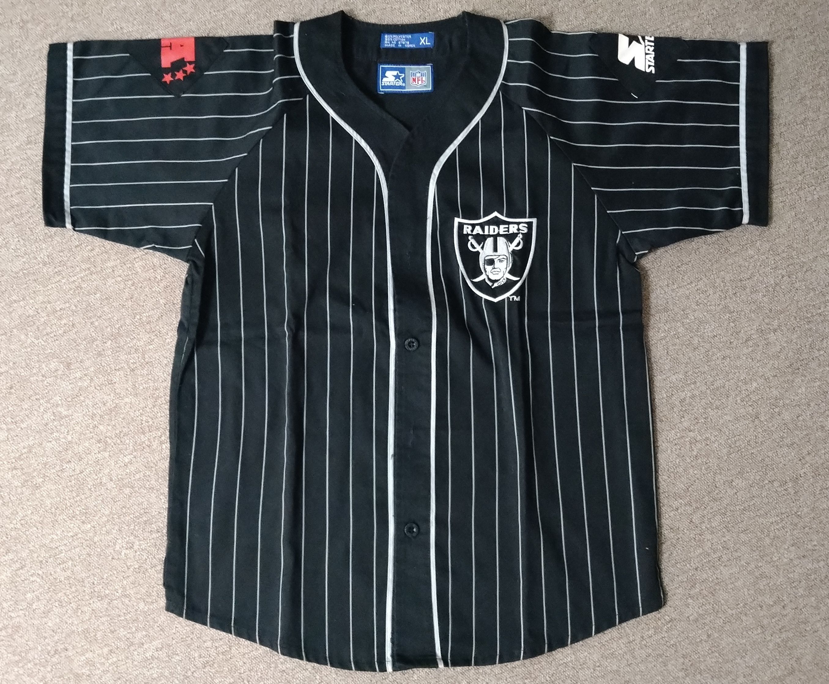 Starter 1992 Vintage Official NFL Starter Los Angeles Raiders Jersey