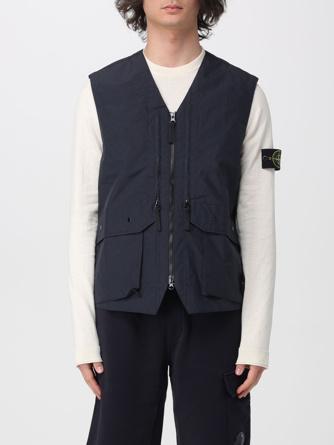 Stone Island Stone Island Suit Vest Men Navy Size US XL / EU 56 / 4 - 1 Thumbnail