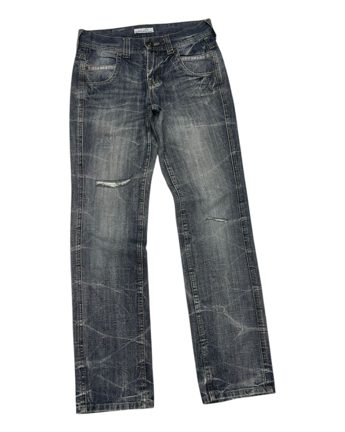 If Six Was Nine Vintage Superubis by Valletta Rare Design Jeans Size US 31 - 5 Thumbnail