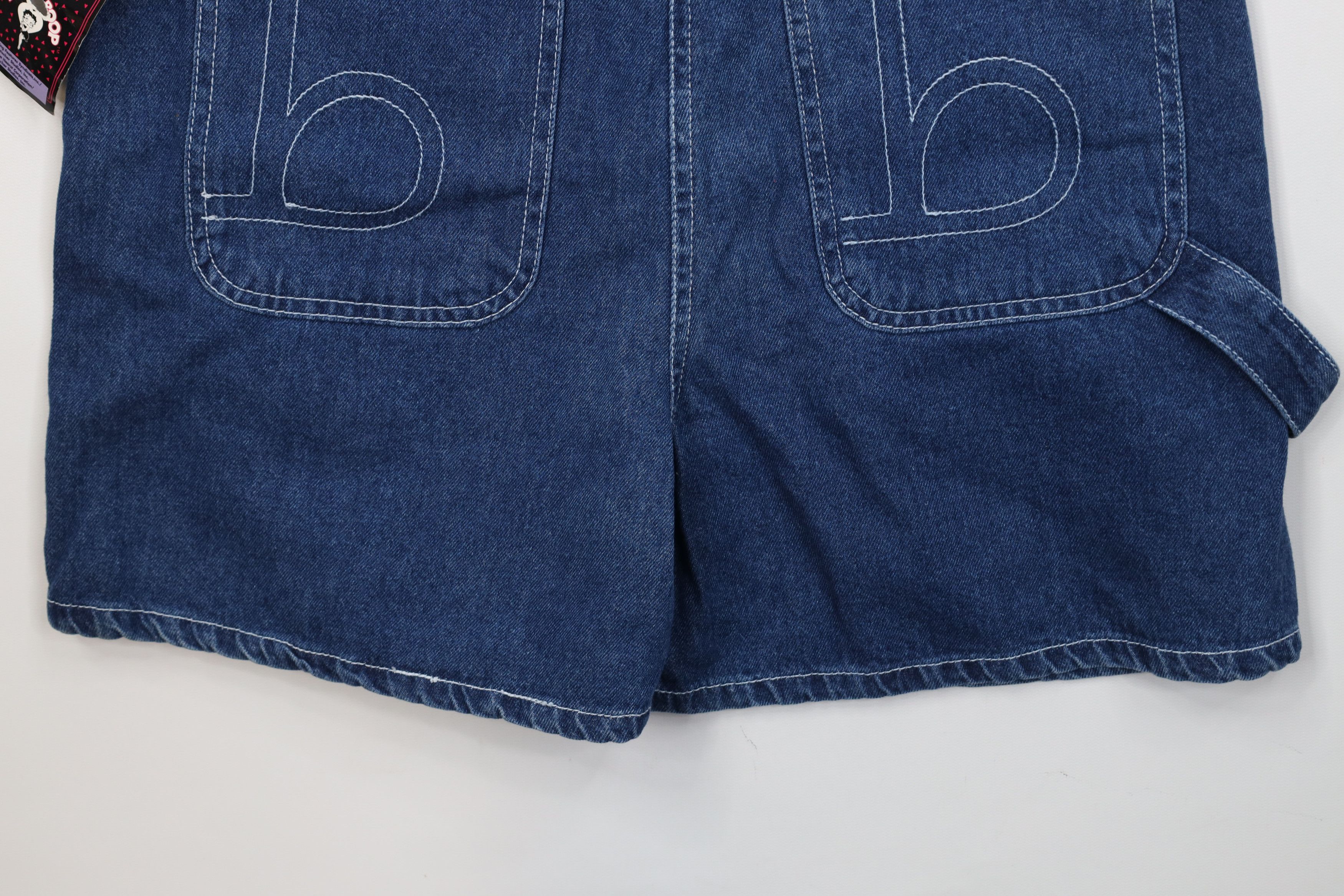 Vintage Deadstock Vintage Y2K Betty Boop Diva Denim Jean Shorts Size 32" / US 10 / IT 46 - 12 Thumbnail